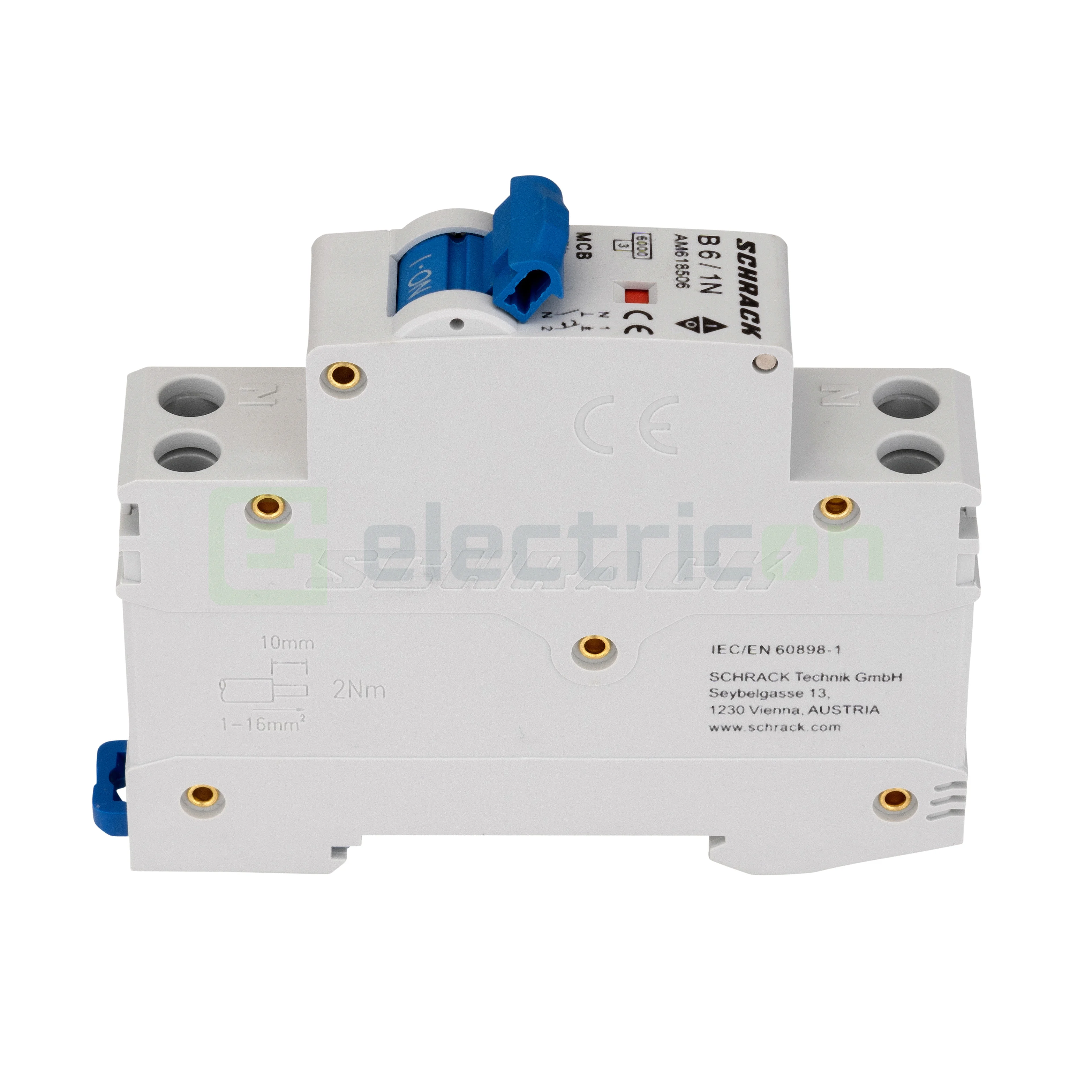 Siguranta Automata MCB Schrack Curba B 6 A 1P+N Cod AM618506 [6]