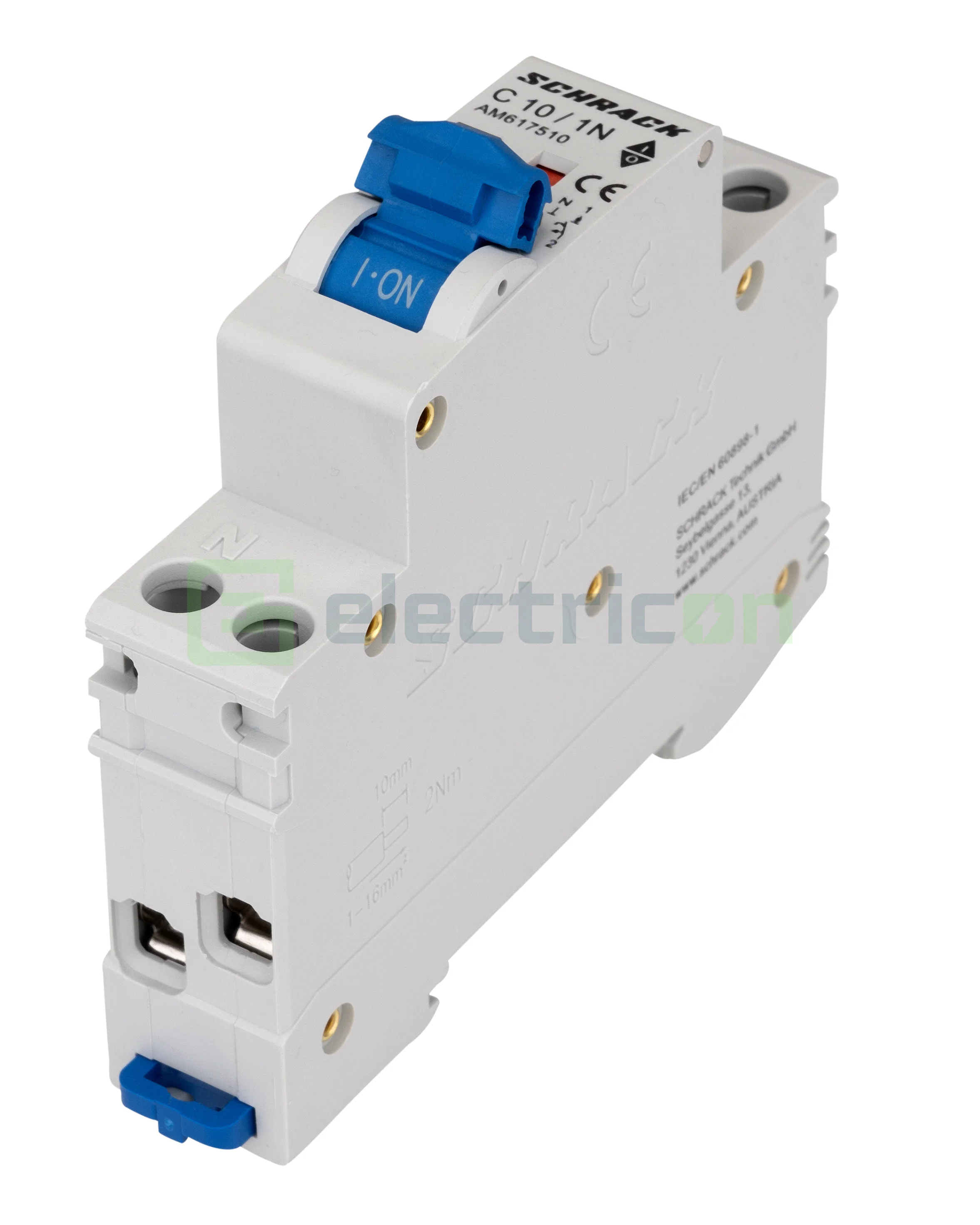 Siguranta Automata MCB Schrack Curba C 10 A 1P+N Cod AM617510 [9]