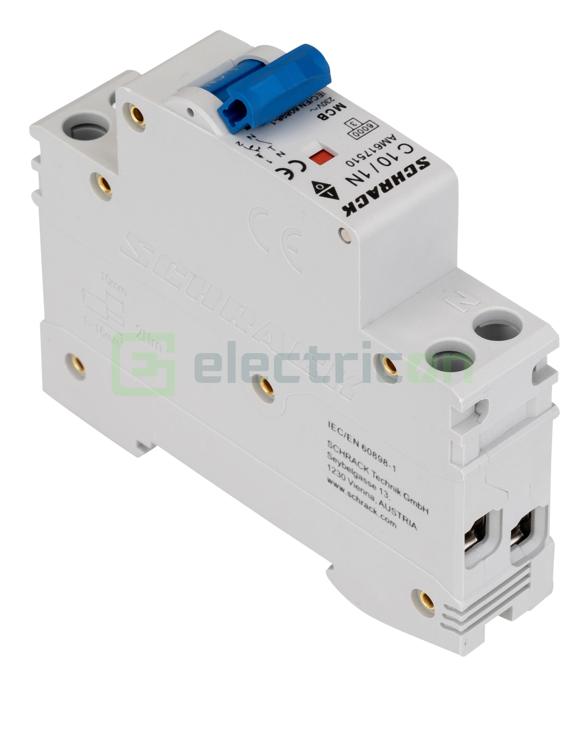 Siguranta Automata MCB Schrack Curba C 10 A 1P+N Cod AM617510 [7]