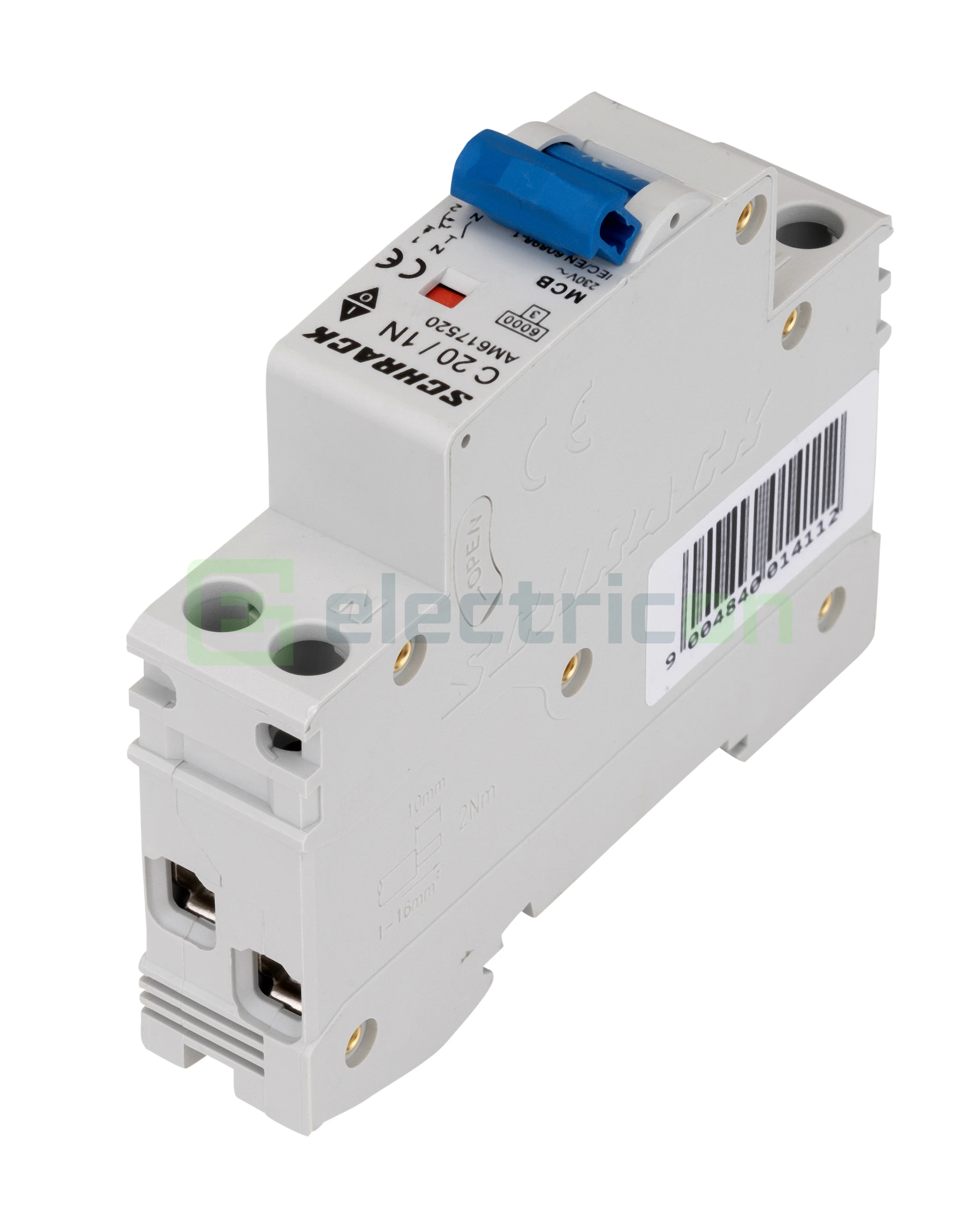 Siguranta Automata MCB Schrack Curba C 20 A 1P+N Cod AM617520 [5]