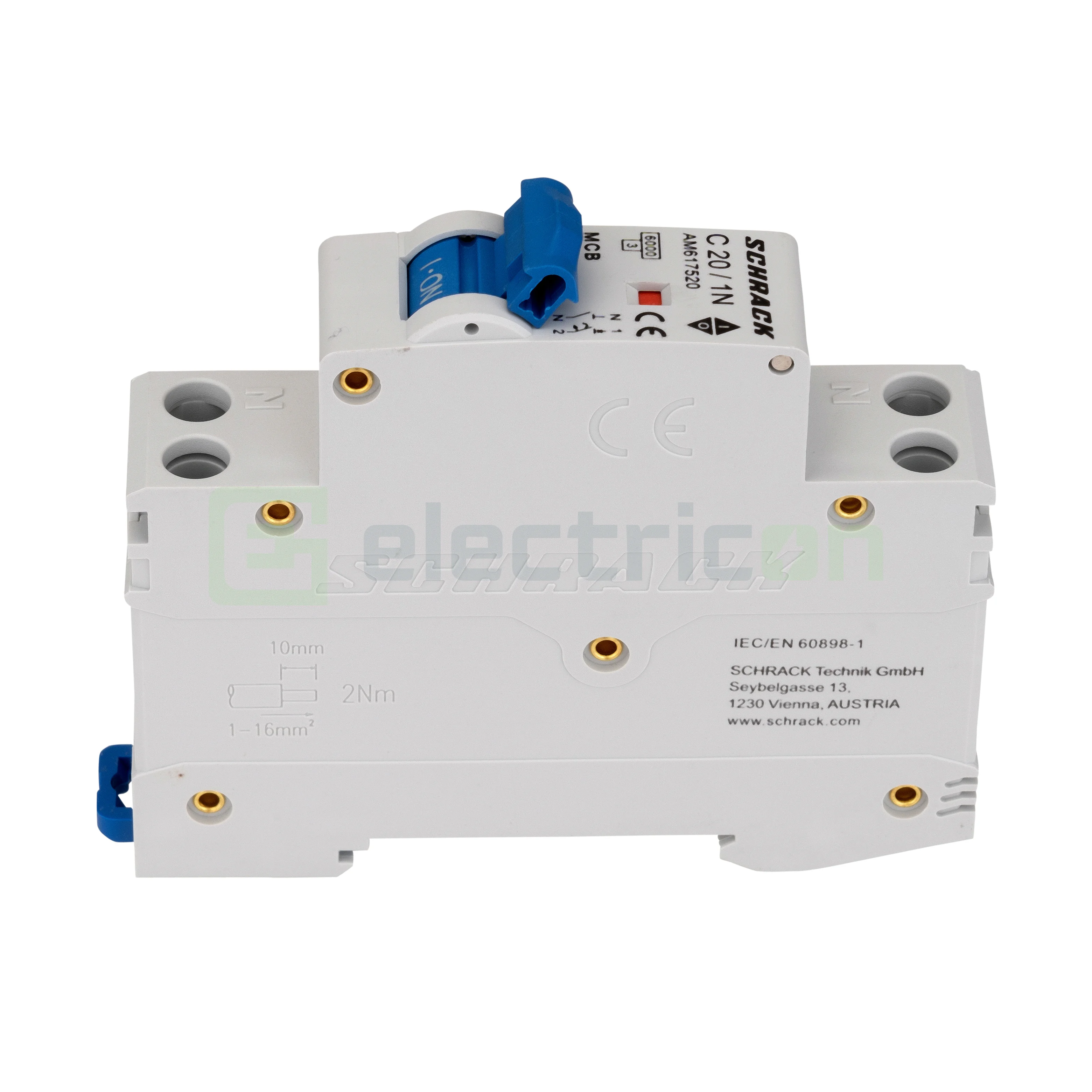 Siguranta Automata MCB Schrack Curba C 20 A 1P+N Cod AM617520 [7]