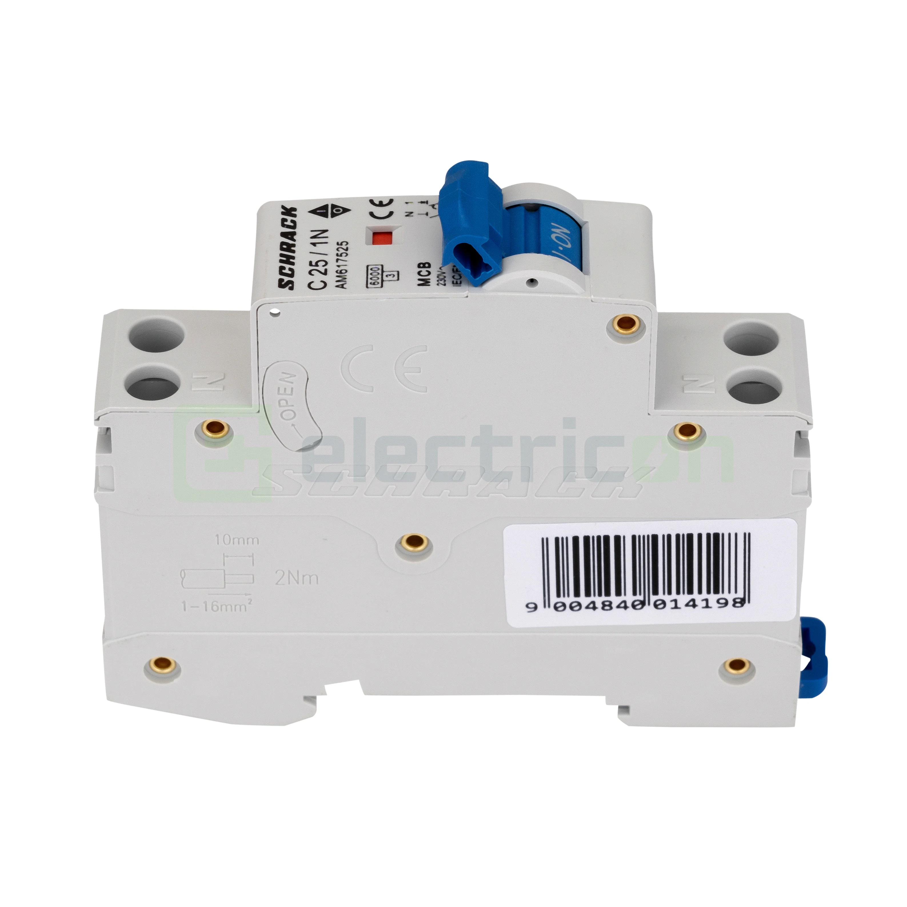 MCB C 25 A 1P+N Schrack AM617525 [4]