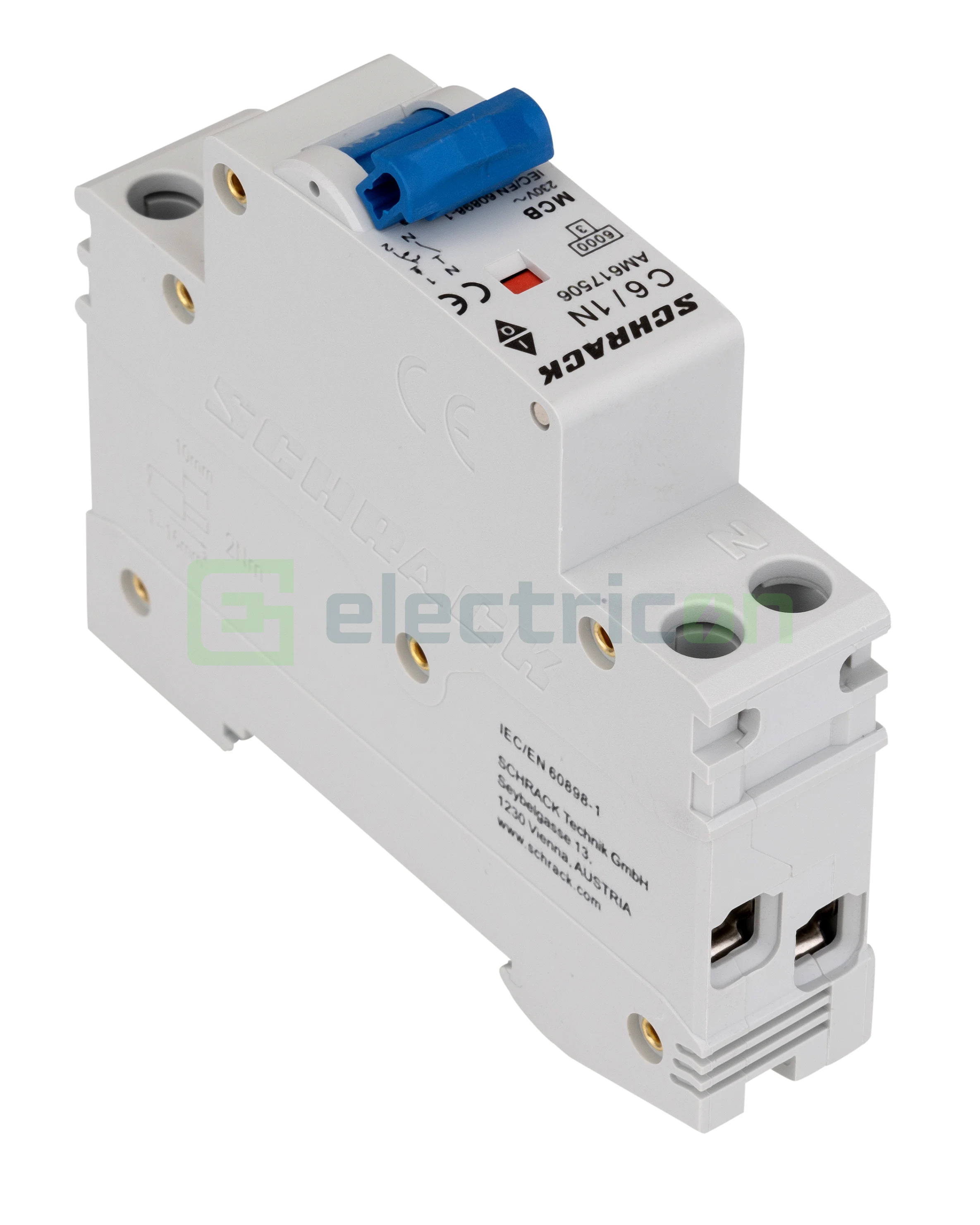 MCB C 6 A 1P+N Schrack AM617506 [7]