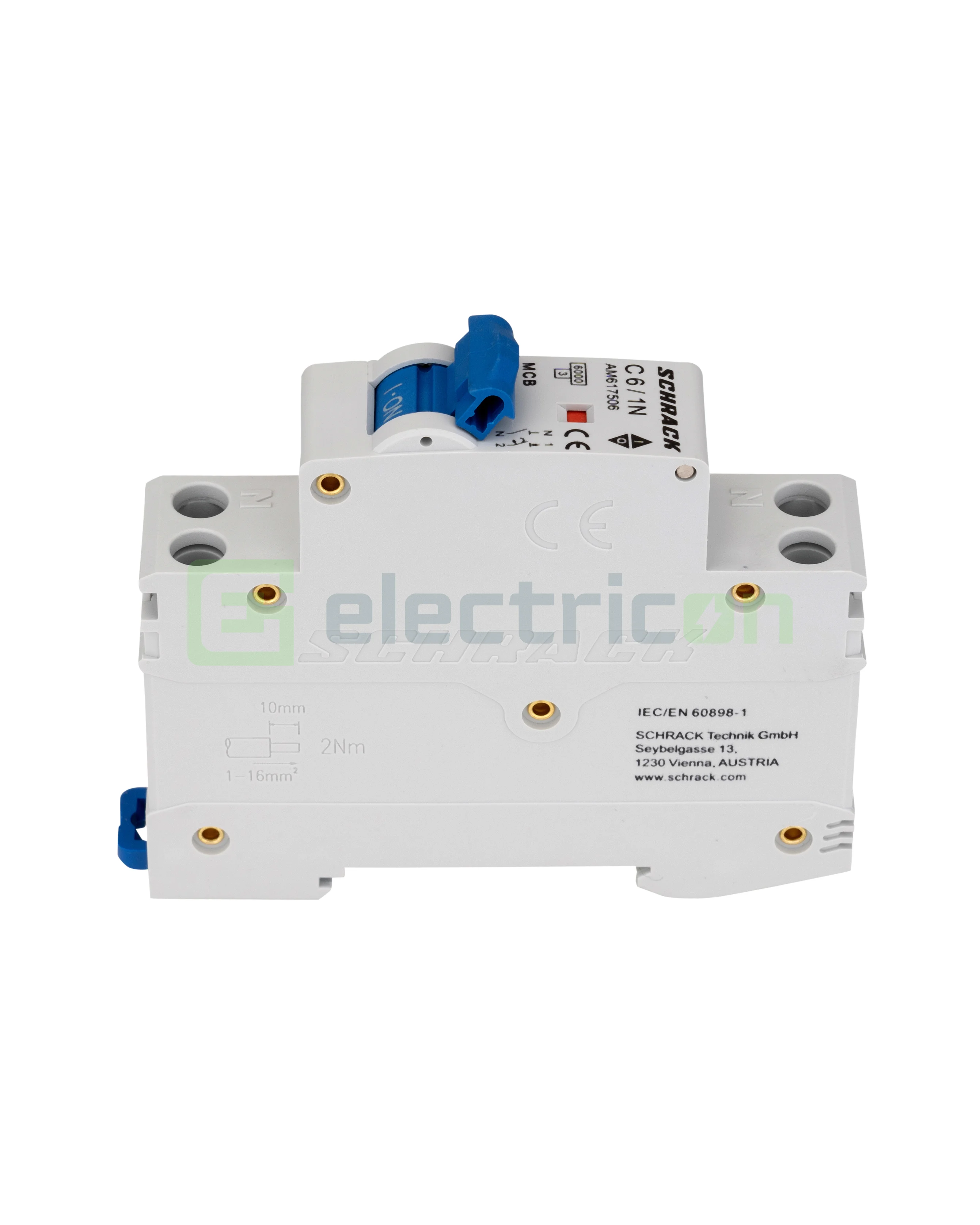 MCB C 6 A 1P+N Schrack AM617506 [8]
