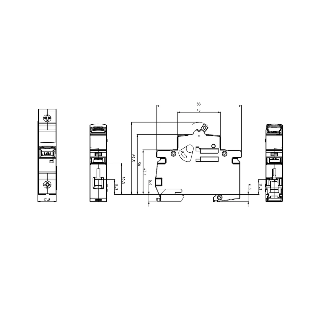 Siguranta MCB C25A ETI - 001901032 [2]
