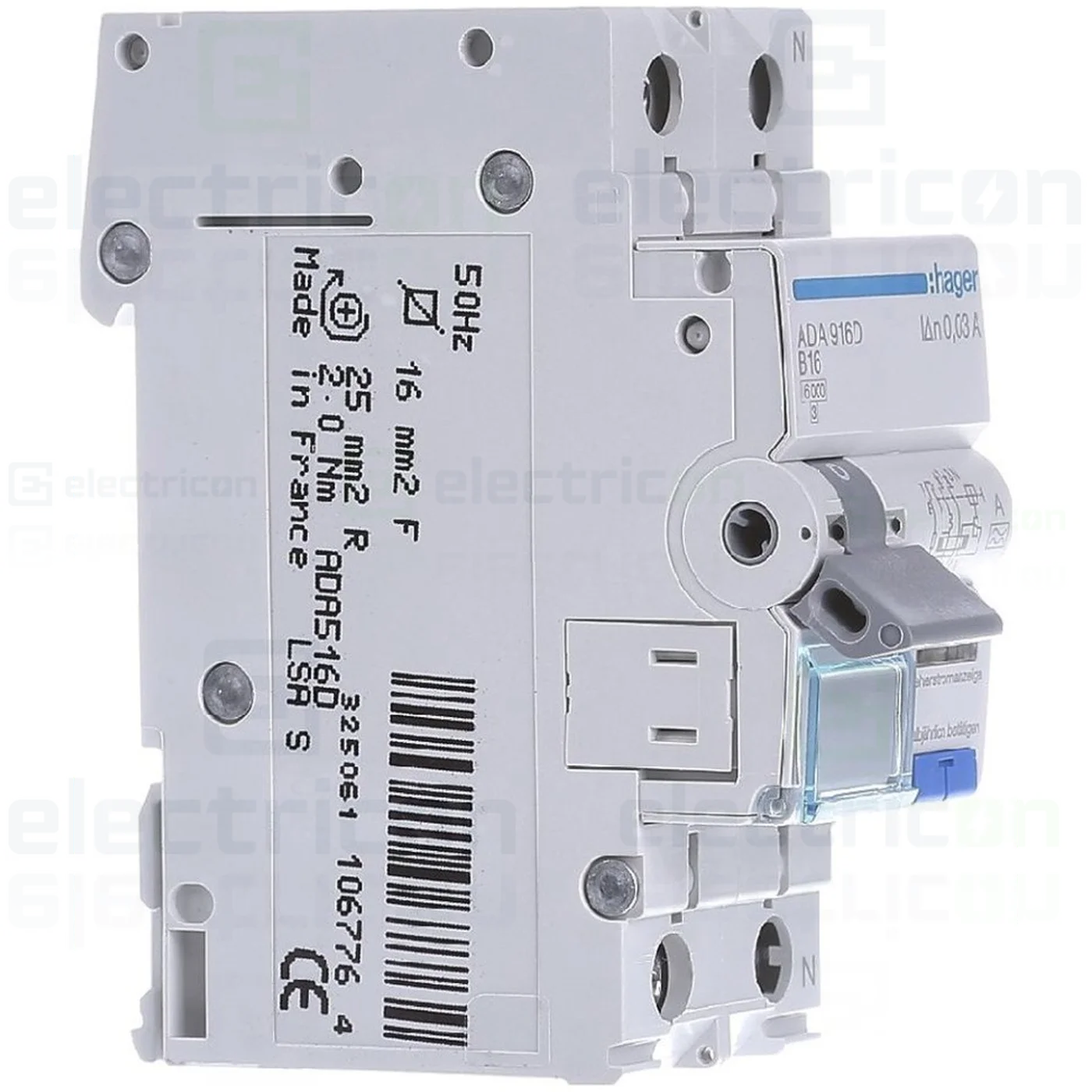 RCBO Hager ADA925D 1P+N tip A B25 30mA [3]
