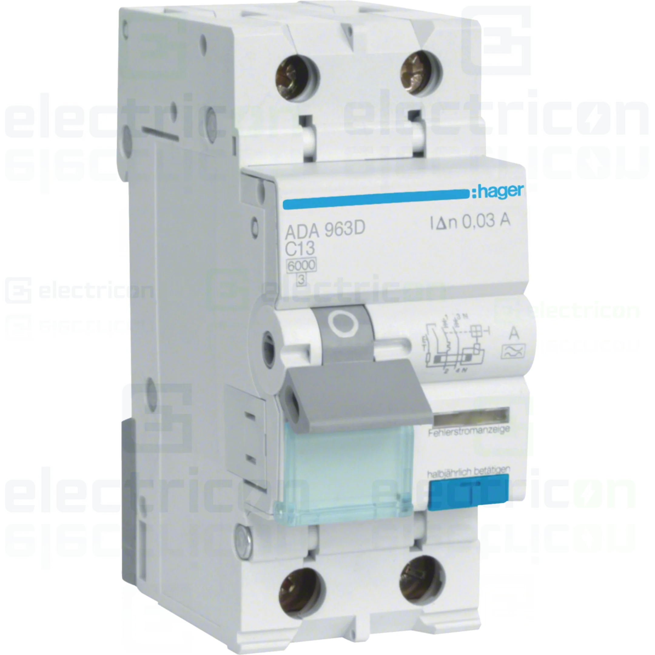RCBO Hager ADA963D 1P+N tip A C13 30mA [1]