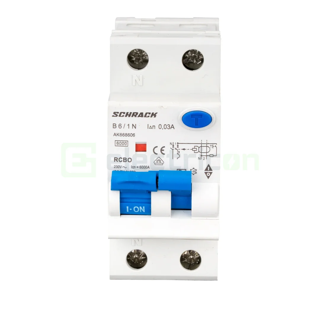 Siguranta RCBO 6A/30mA Schrack - AK668606 [2]