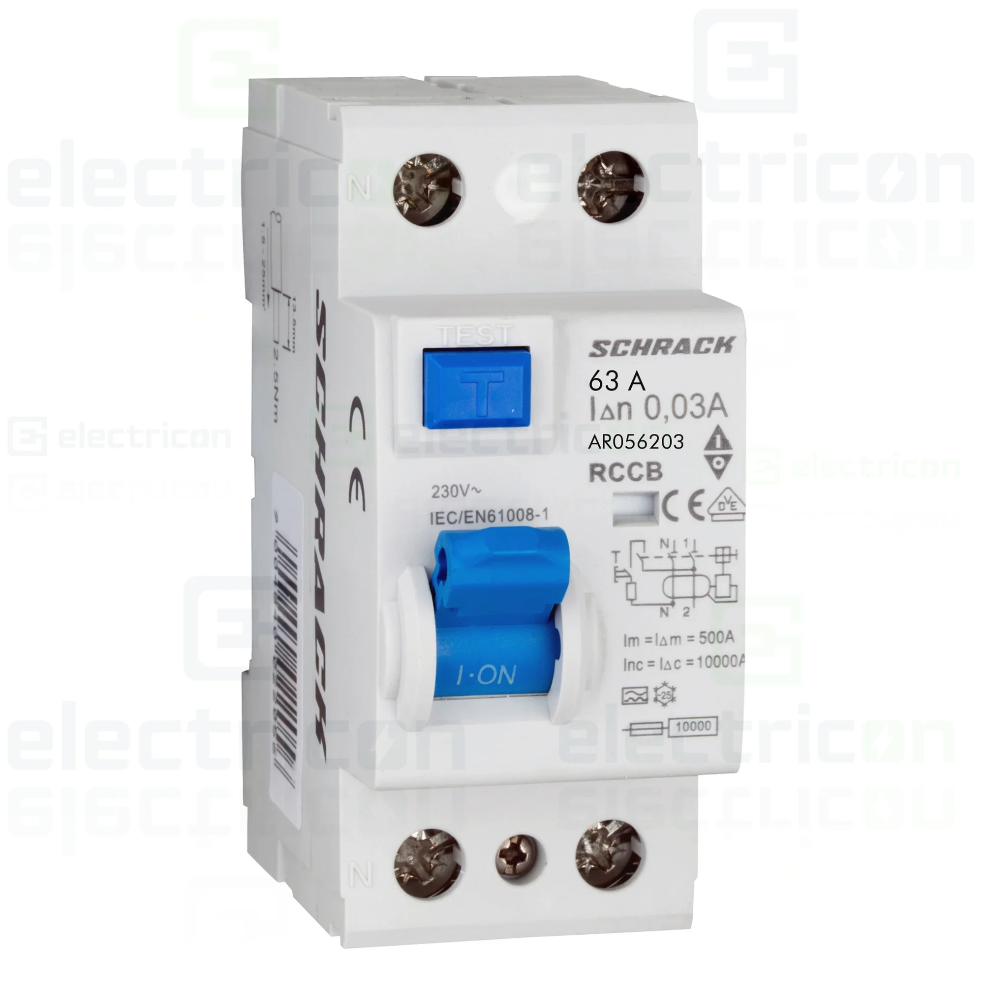 Intreruptor RCCB 63A/30mA Schrack - AR056203 [1]