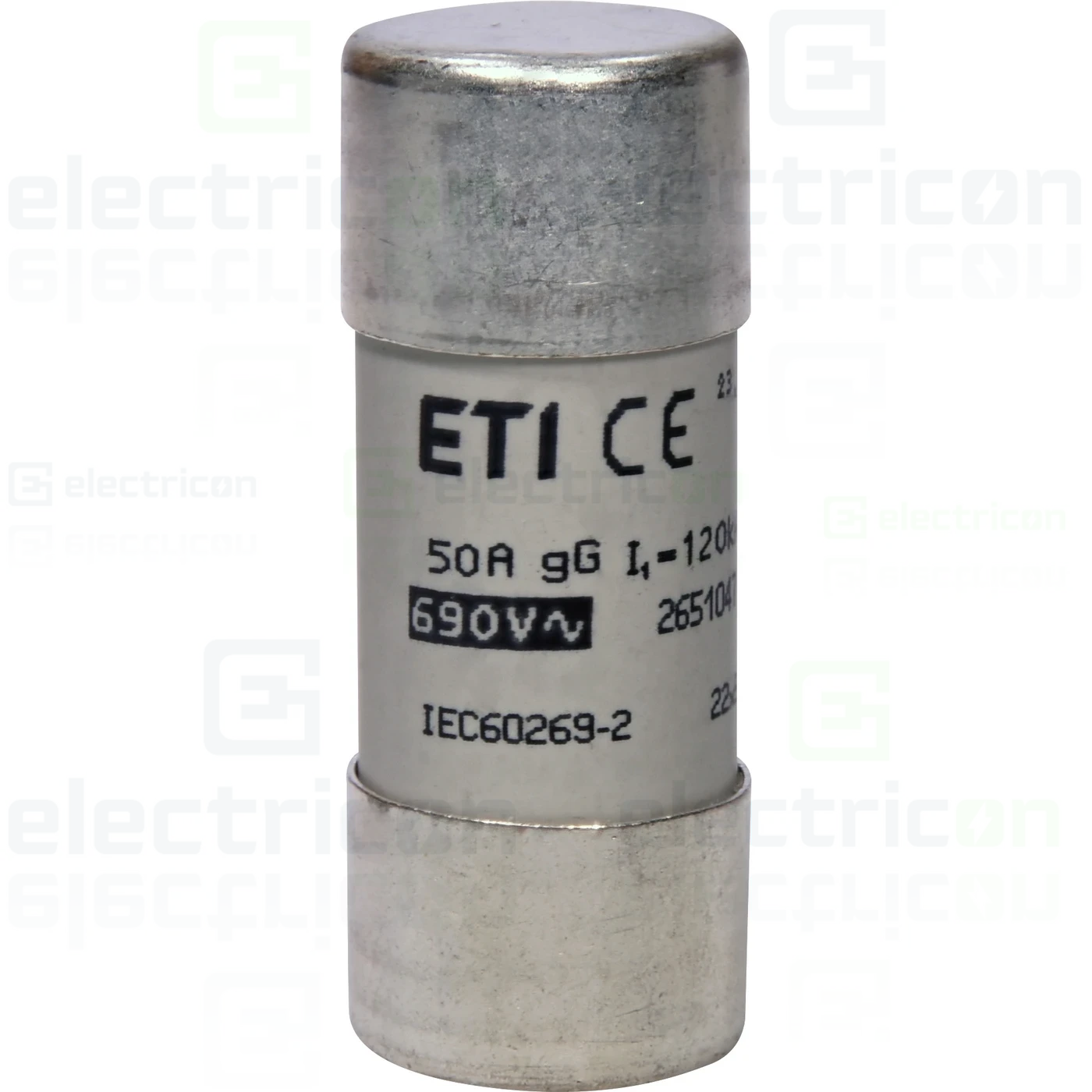 Siguranta fuzibila CH 22x58, gG, 12A, 690V AC, ETI, 002651041 [1]