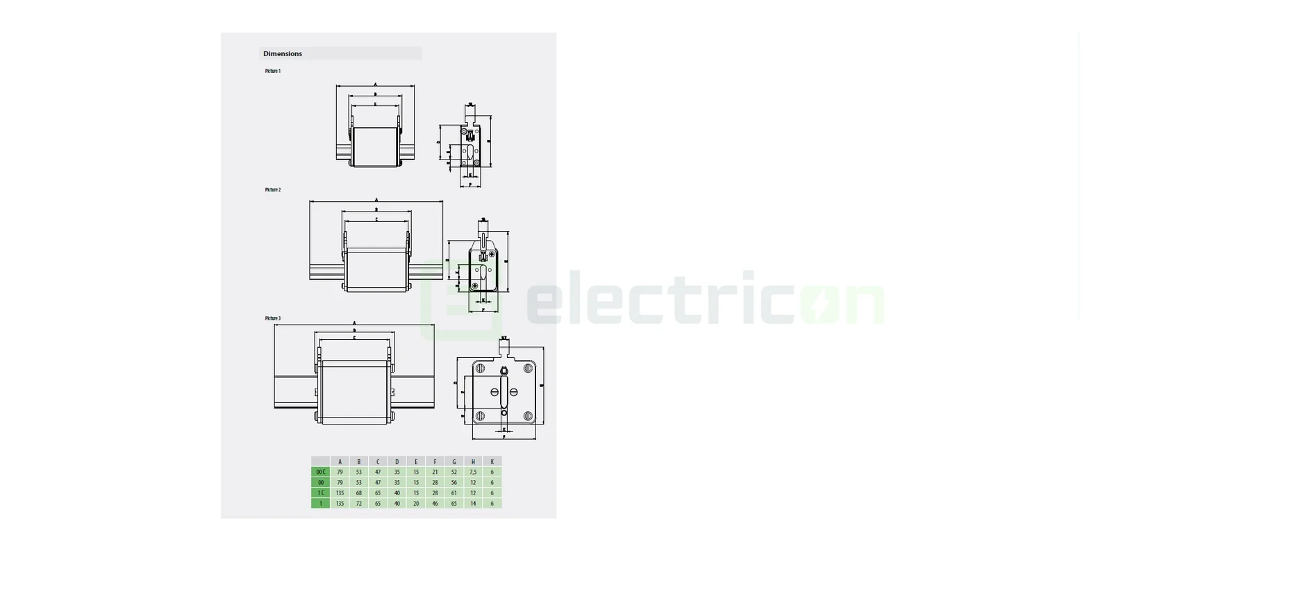 Siguranță fuzibilă NH100A 80V DC ETI 004110082 [2]