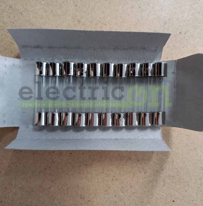 Sigurante mini fuzibile, sticla, 6x30, 5A, 250V [2]