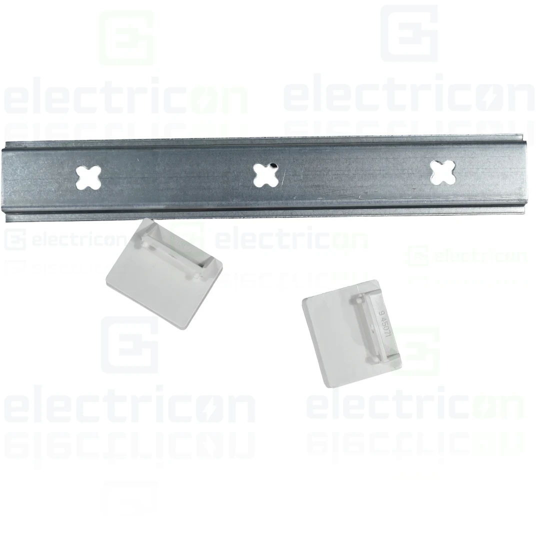 Sina DIN izolata pentru 11,5 module, cu adancime reglabila pana la 21 mm, pentru tablouri Hager FWU/FWB, Hager, UT22C [5]