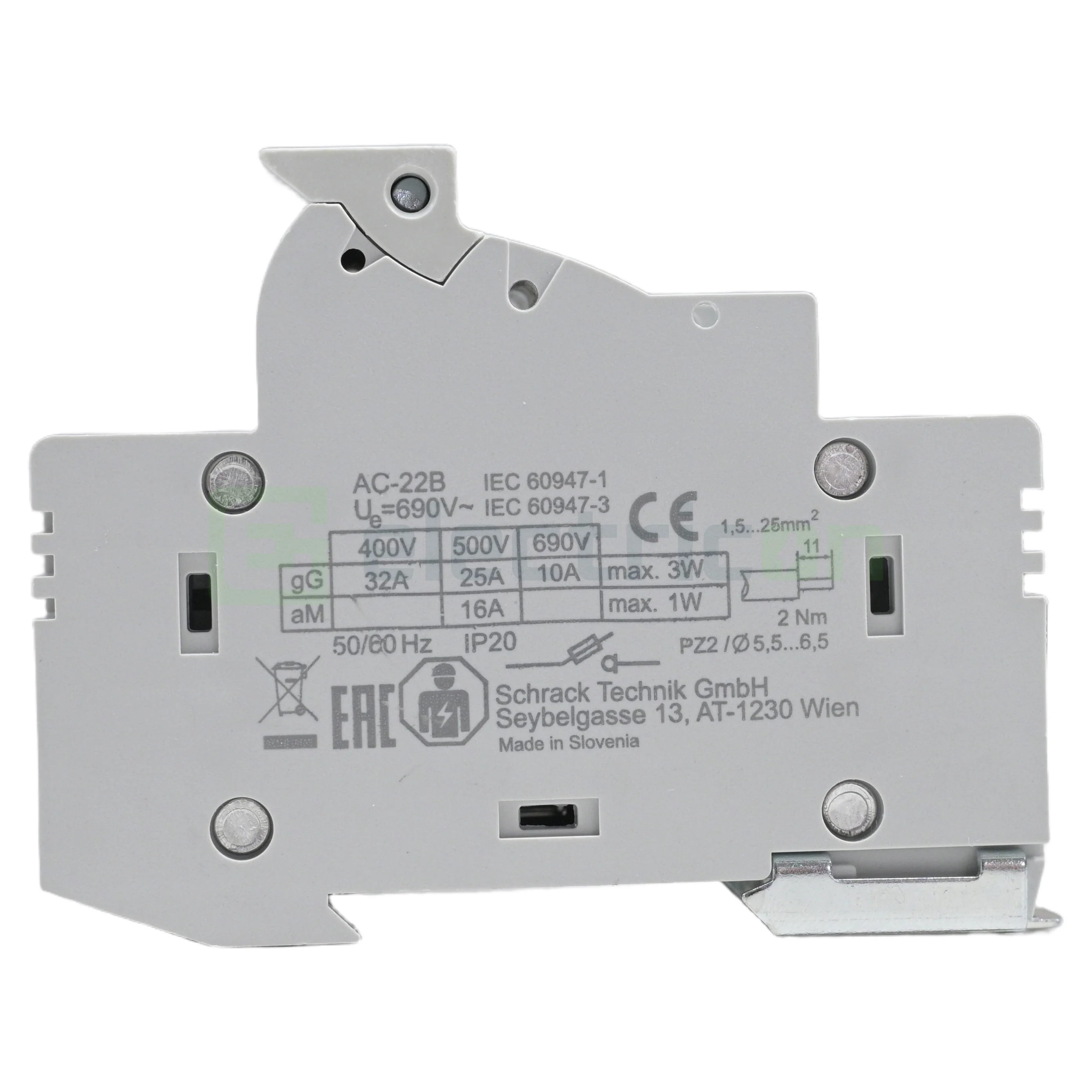 Soclu fuzibil CH 10x38 32A 1P+N Schrack IS506104-A [3]