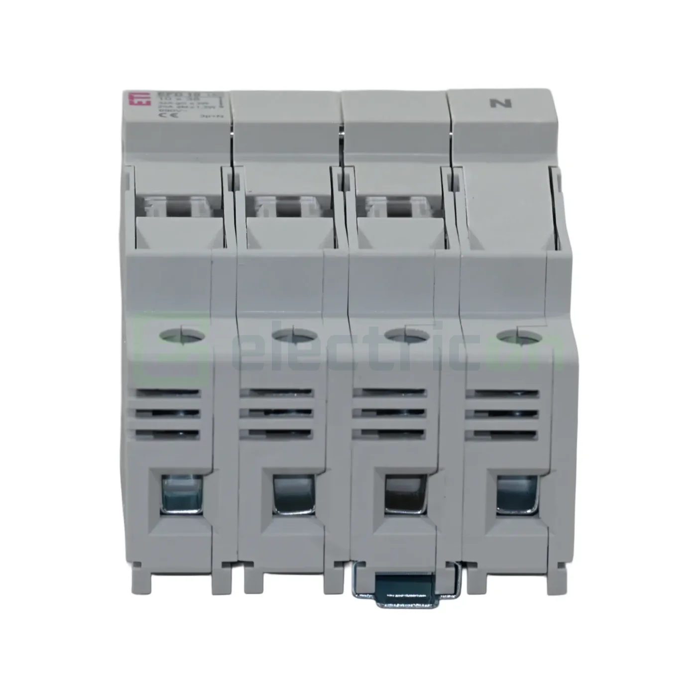 Separator fuzibil (soclu), pentru CH10x38, maxim 32A, 3P+N, cu LED,EFD 10 3p+N LED,  ETI, 002540015 [5]