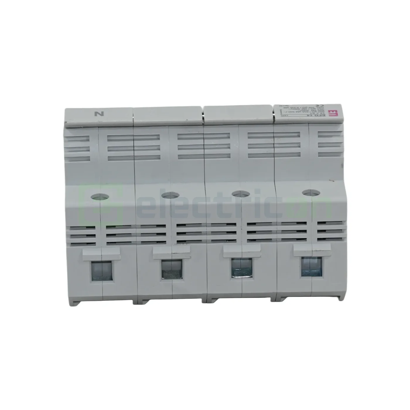 Separator fuzibil (soclu), pentru CH14x51, maxim 50A, 3P+N, cu LED,EFD 14 3p+N LED,  ETI, 002560015 [4]