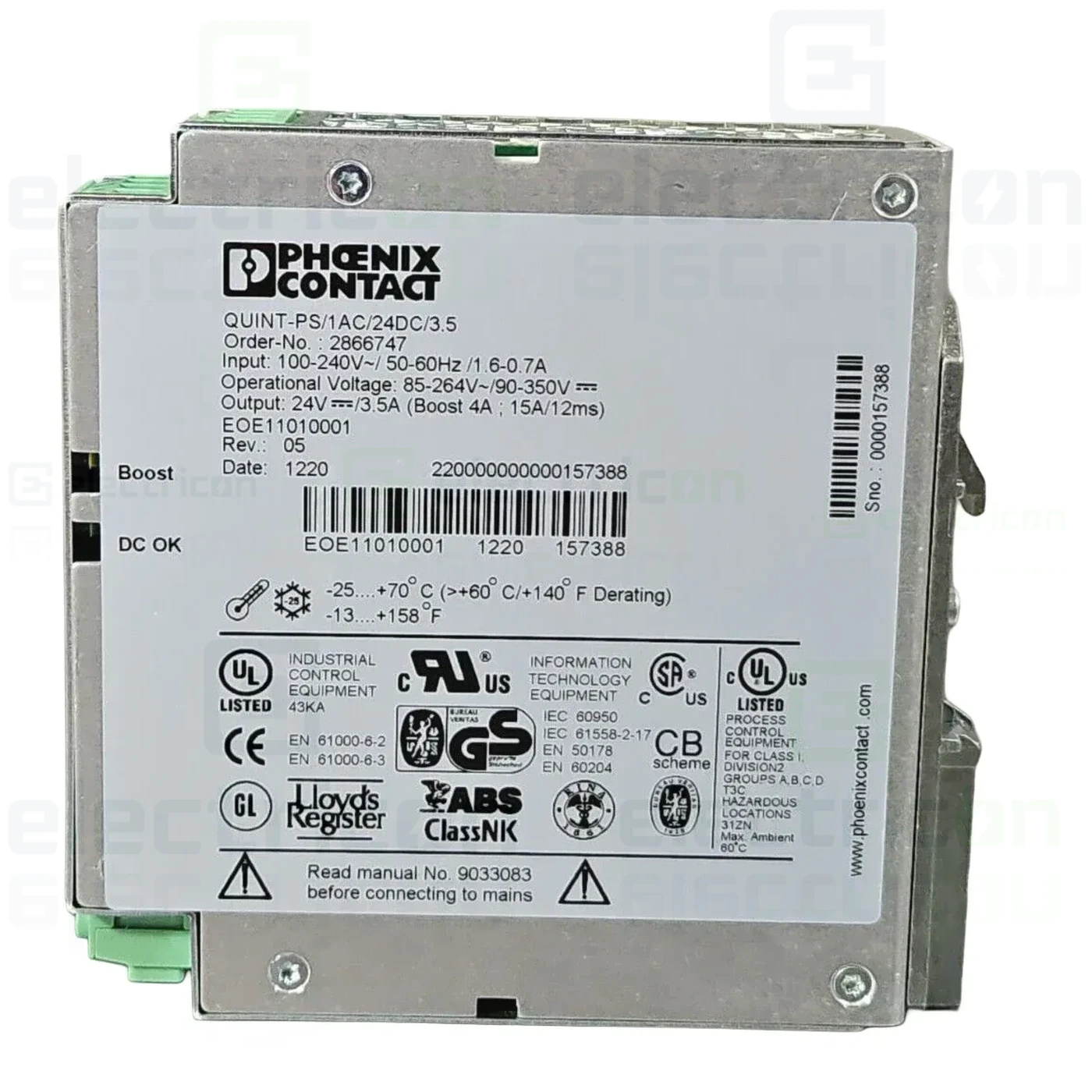 Sursa de alimentare cu comutare primara, 24V DC/1AC/3.5, QUINT POWER, Phoenix Contact, 2866747 [2]