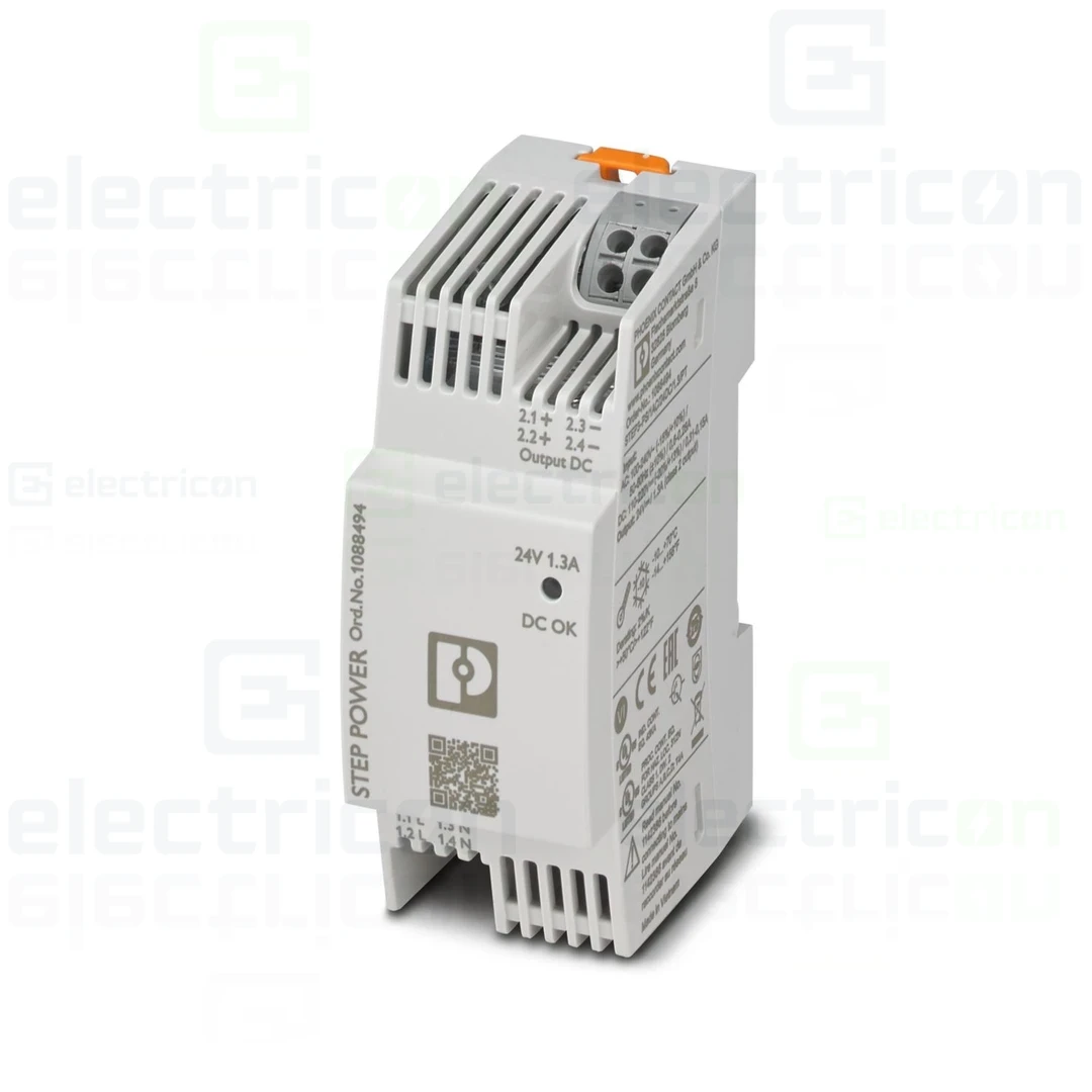 Sursa de alimentare pe șină DIN, 24V DC/ 1,3A , STEP3-PS/1AC/24DC/1.3/PT , Phoenix Contact, 1088494 [1]