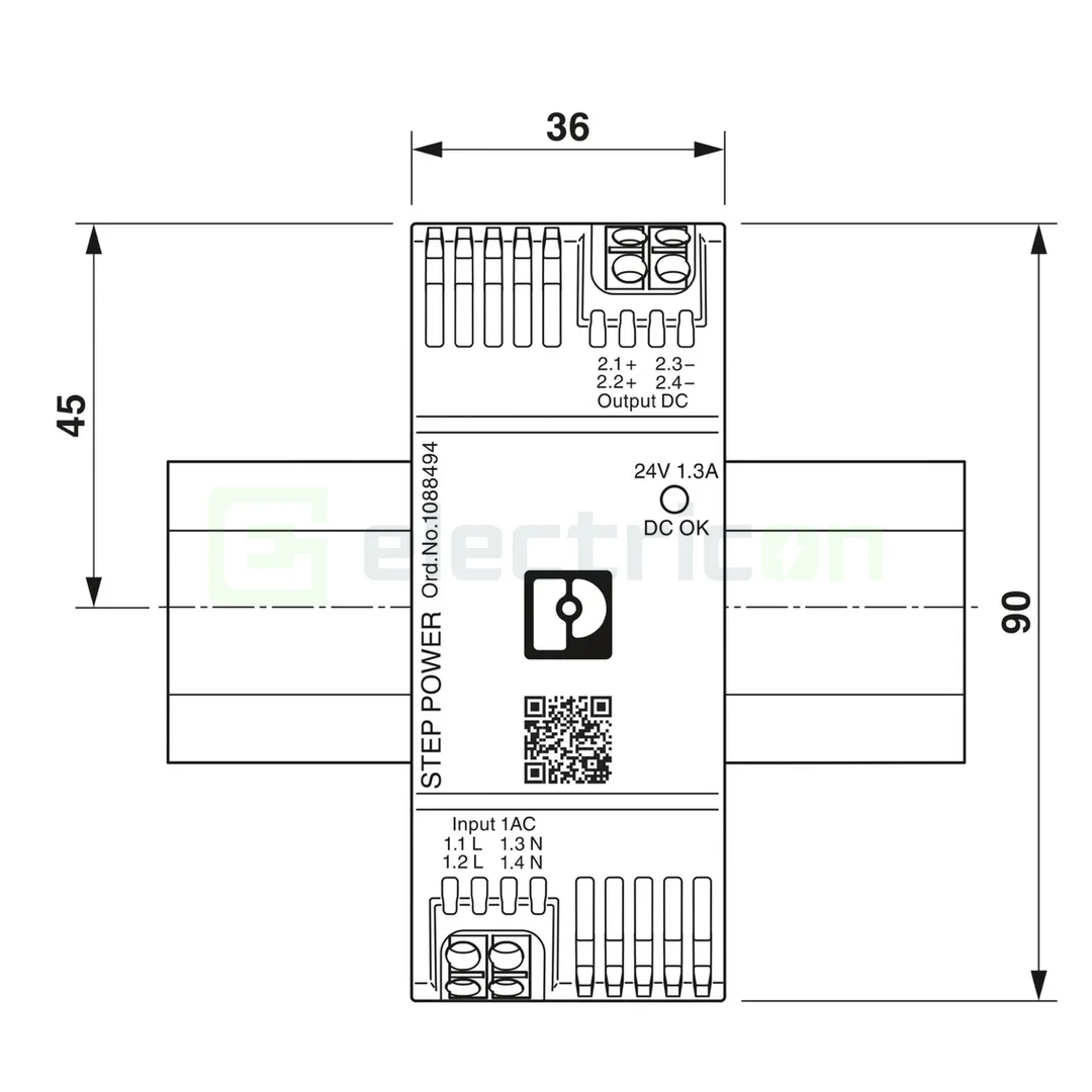Sursa de alimentare pe șină DIN, 24V DC/ 1,3A , STEP3-PS/1AC/24DC/1.3/PT , Phoenix Contact, 1088494 [5]