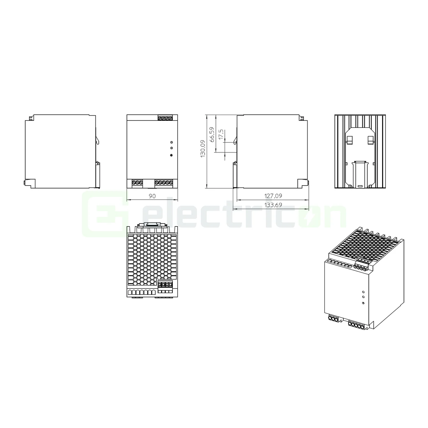 Sursa de alimentare pe șină DIN, 24V DC/ 20A ,QUINT-PS/1AC/24DC/20 , Phoenix Contact, 2866776 [2]
