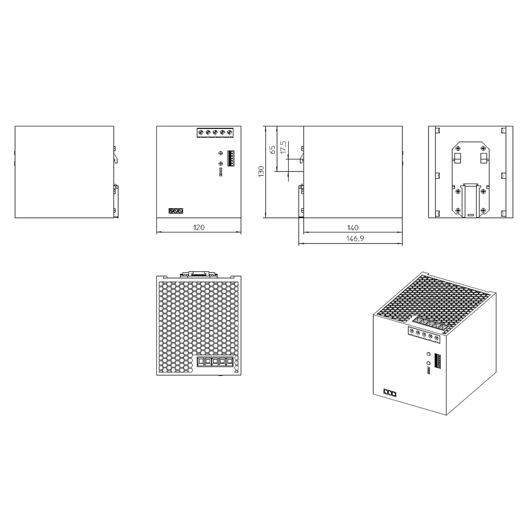 Sursa de alimentare pe șină DIN, 24V DC/ 40A , QUINT4-PS/1AC/24DC/40/+ , Phoenix Contact, 2904618 [2]