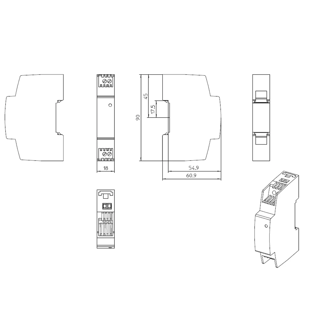 Sursa de alimentare pe șină DIN, 5V DC/ 2A , STEP-PS/ 1AC/ 5DC/2, Phoenix Contact, 2320513 [2]