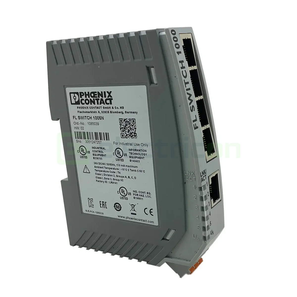 Switch industrial 5 porturi 10/100Mbps autocrossing QoS FL SWITCH 1005N Phoenix Contact 1085039 [4]
