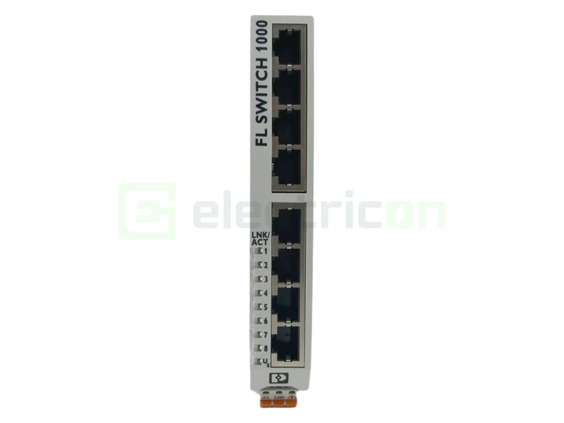 Switch industrial 8 porturi 10/100Mbps autocrossing QoS FL SWITCH 1005N Phoenix Contact 1085256 [2]