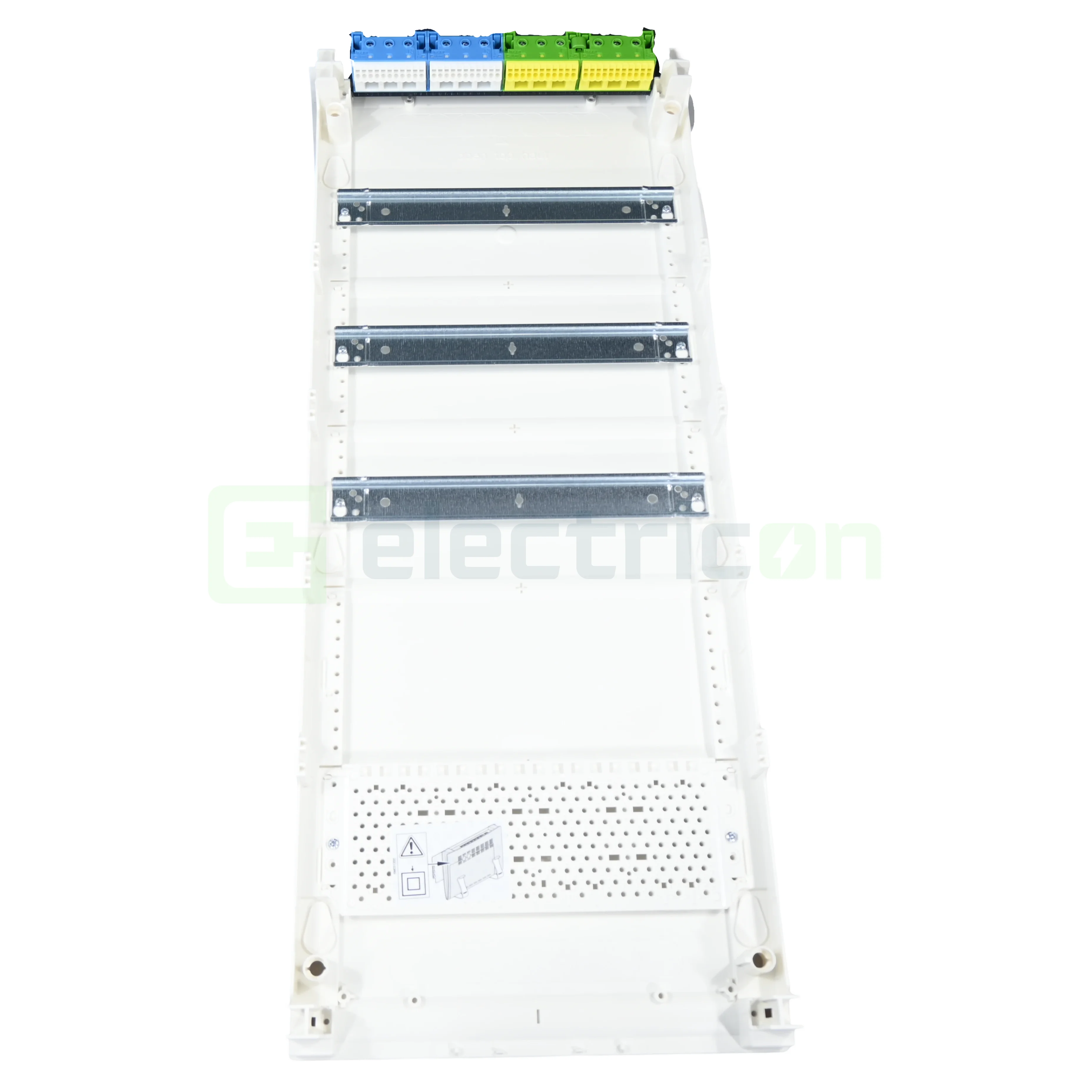 Tablou combo (hibrid), aparent,60 module, (36 module curent +24 module multimedia), IP30, Volta, Hager, VA603NWH [4]