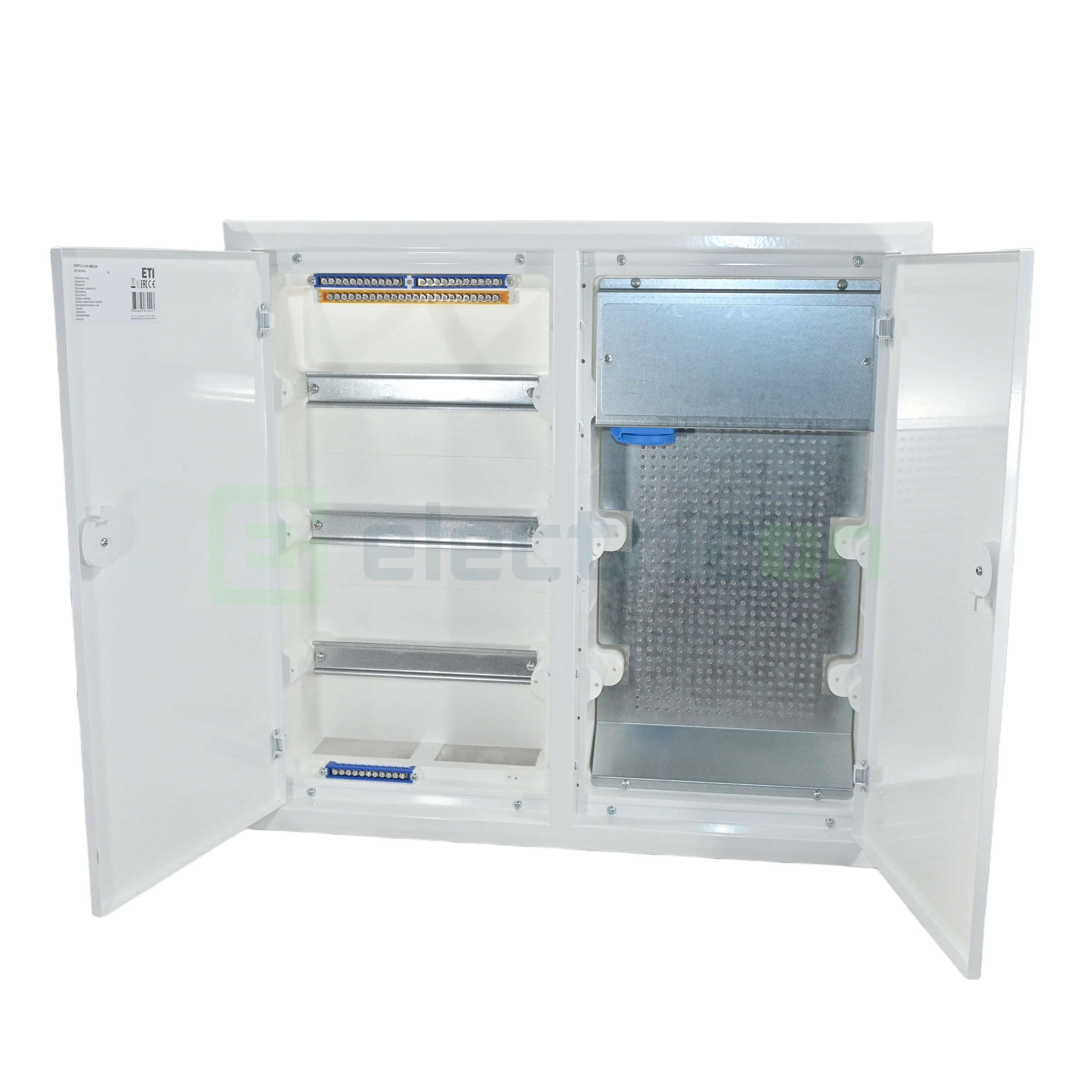 Tablou combo (hibrid), incastrat,72 module, (36 module curent +36 module multimedia), IP40, ERP 12-3-3H MEDIA, ETI, 001101374 [2]