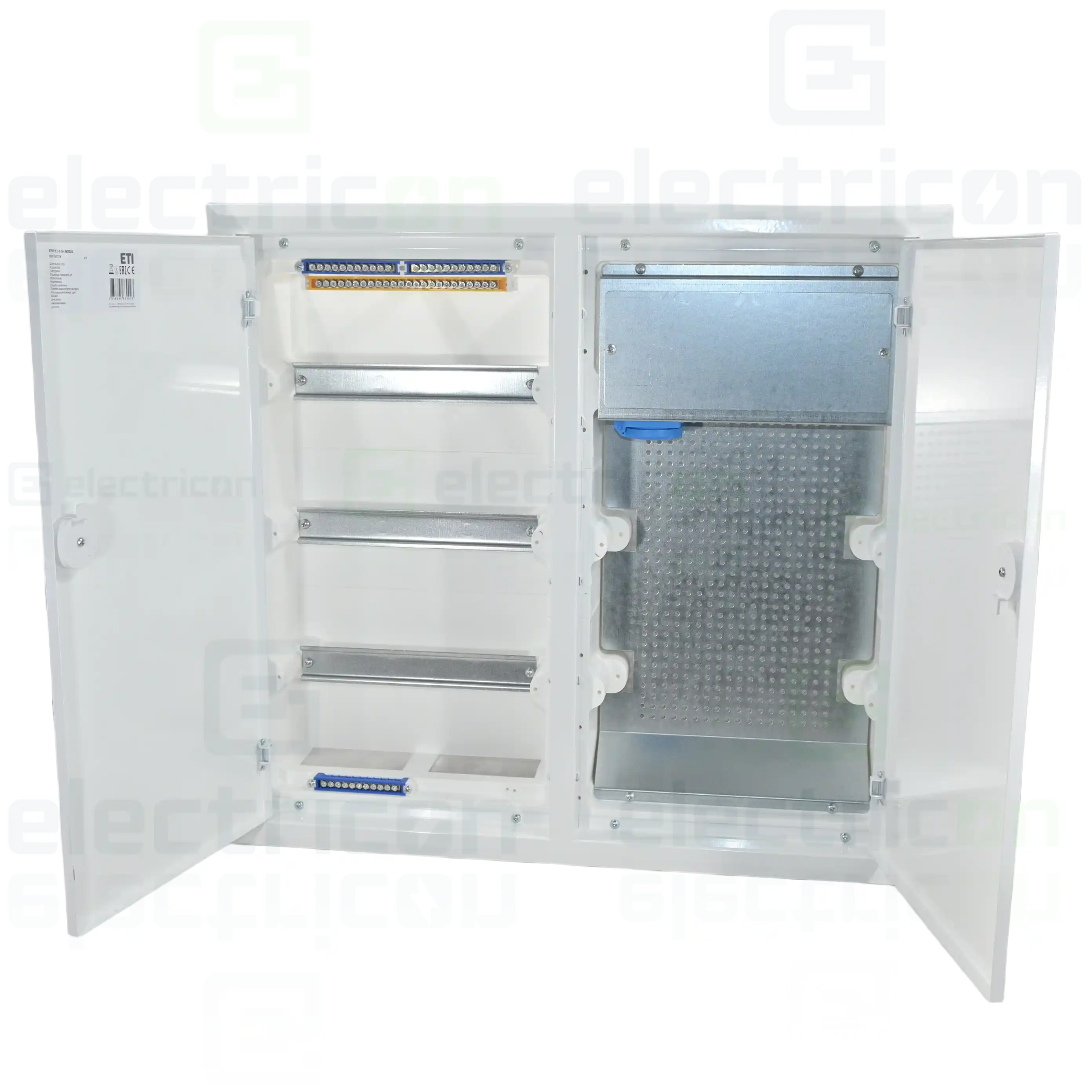 Tablou combo (hibrid), incastrat,72 module, (36 module curent +36 module multimedia), IP40, ERP 12-3-3H MEDIA, ETI, 001101374 [2]