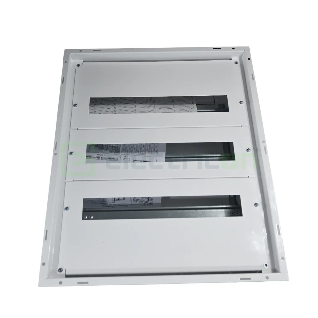 Tablou de sigurante 3x18, 54 module incastrat cu usa metalica, MBF18-3, ETI, 001108102 [2]