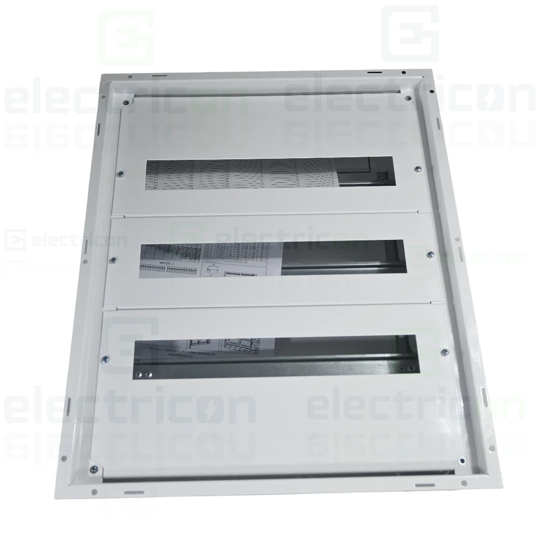Tablou de sigurante 3x18, 54 module incastrat cu usa metalica, MBF18-3, ETI, 001108102 [9]