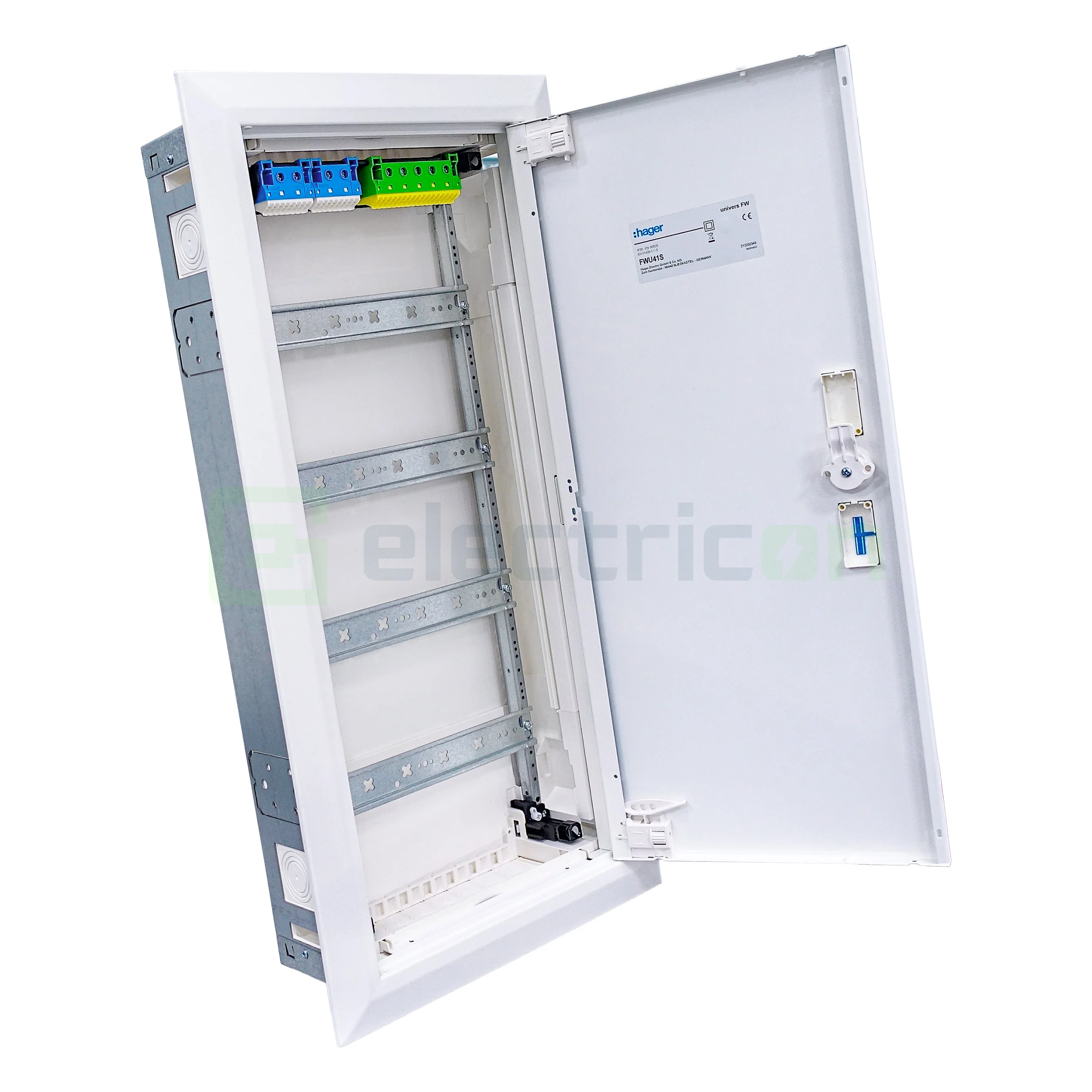 Tablou electric, incastrat, 48 module, 4x12, usa alba, Univers, Hager, FWU41S [2]