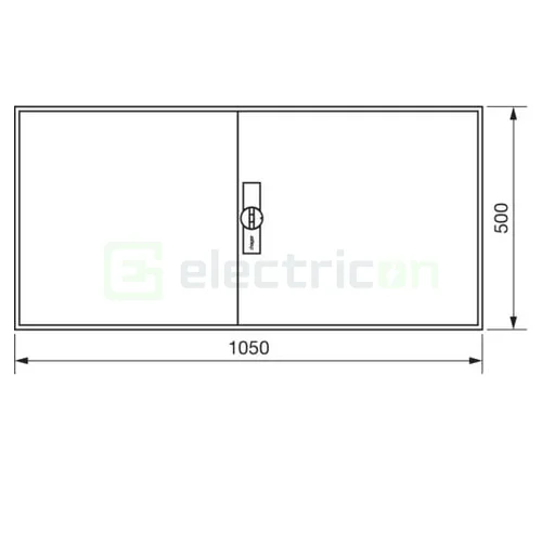 Tablou Electric FWB34S - 3 Rânduri, 144 Module, IP44, Hager, FWB34S [2]