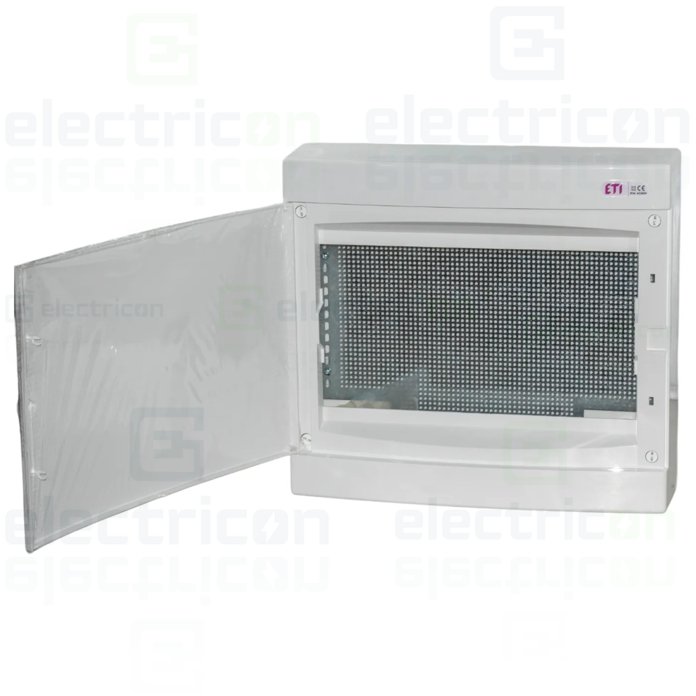 Tablou multimedia, aparent, 36 module (2x18), ușă albă, IP40, ECT2x18MEDIAPO, ETI, 001100210 [1]