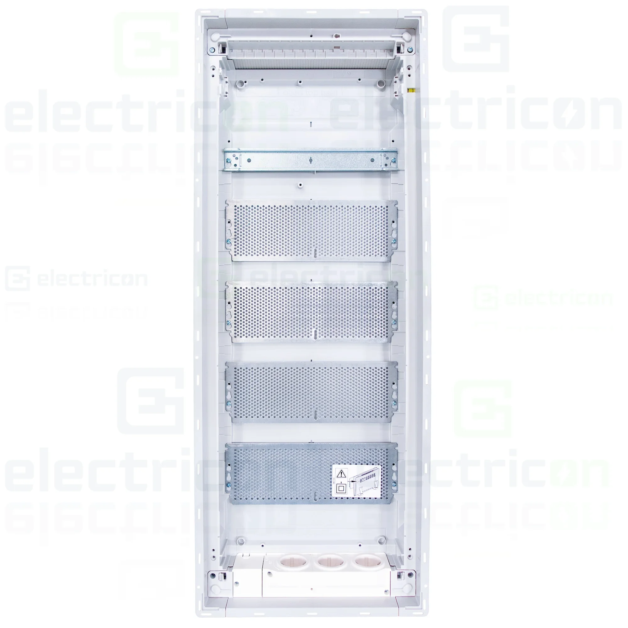 Tablou multimedia, incastrat ,60 module (5x12), ușă albă, IP30, Hager, Volta, VU60NW [3]