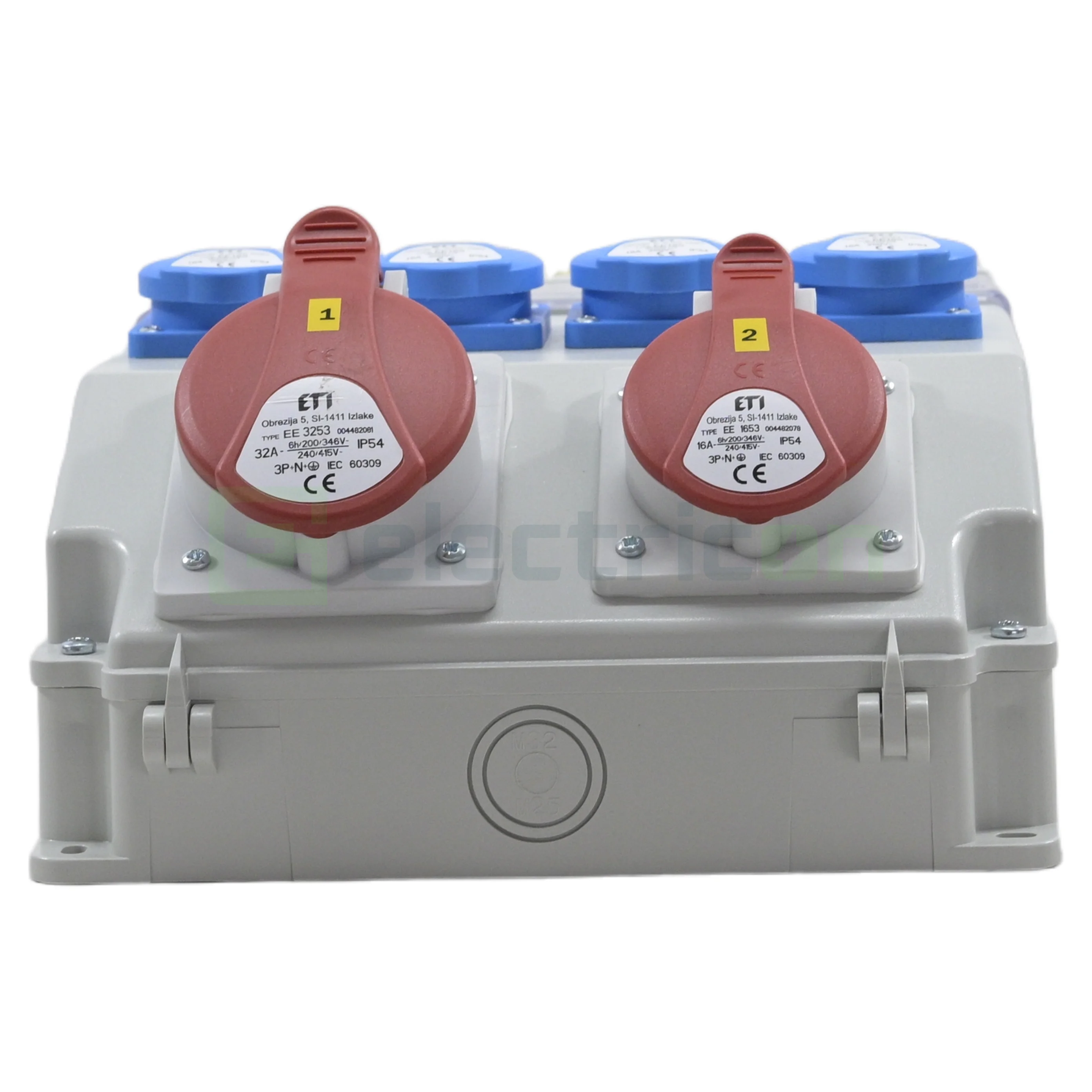 Tablou Șantier Trifazic 4xSchuko + 2xCEE IP54 ETI 001105262 [5]