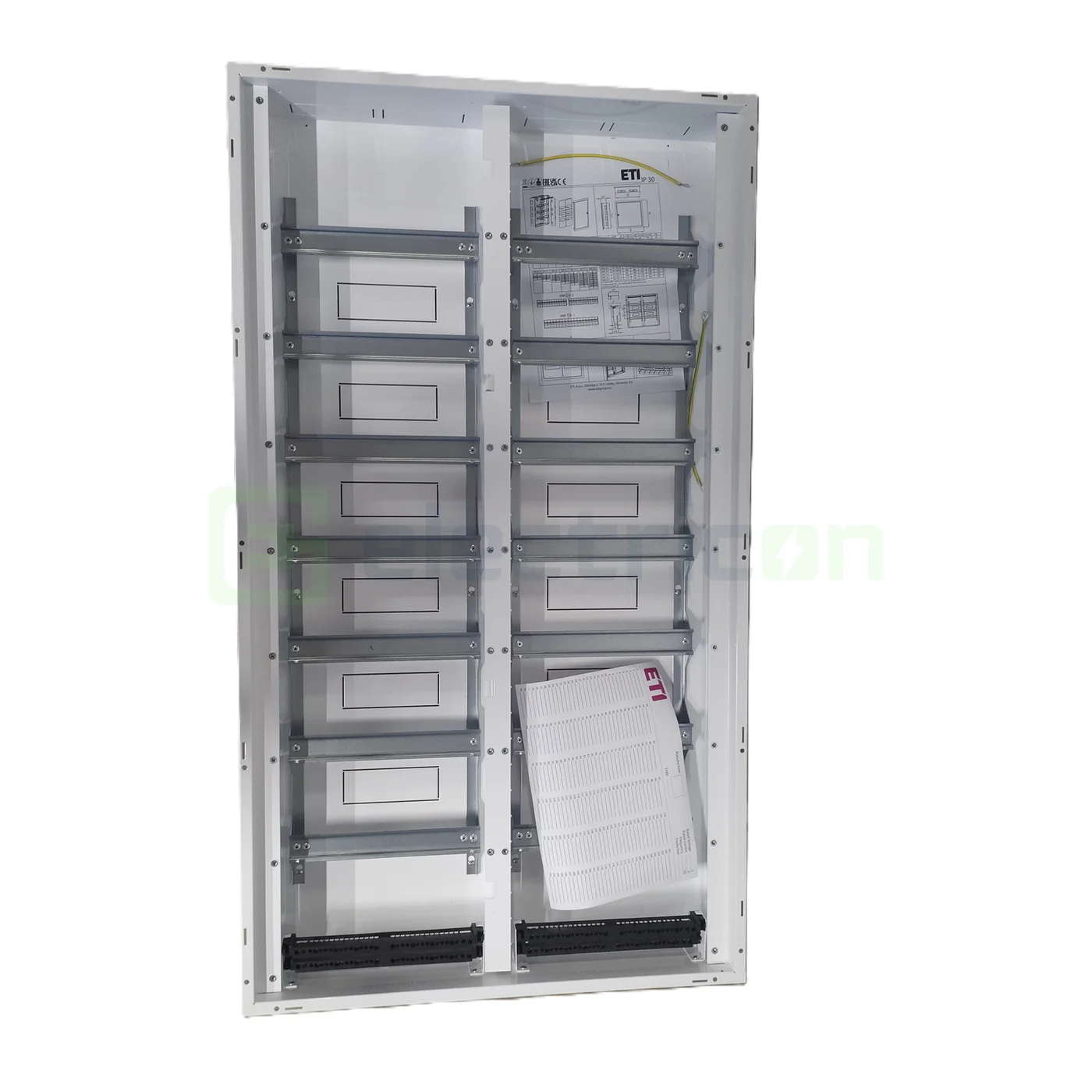 Tablou sigurante metalic, 168module (7x24), incastrat, MBF24-7, ETI, 001108130 [3]