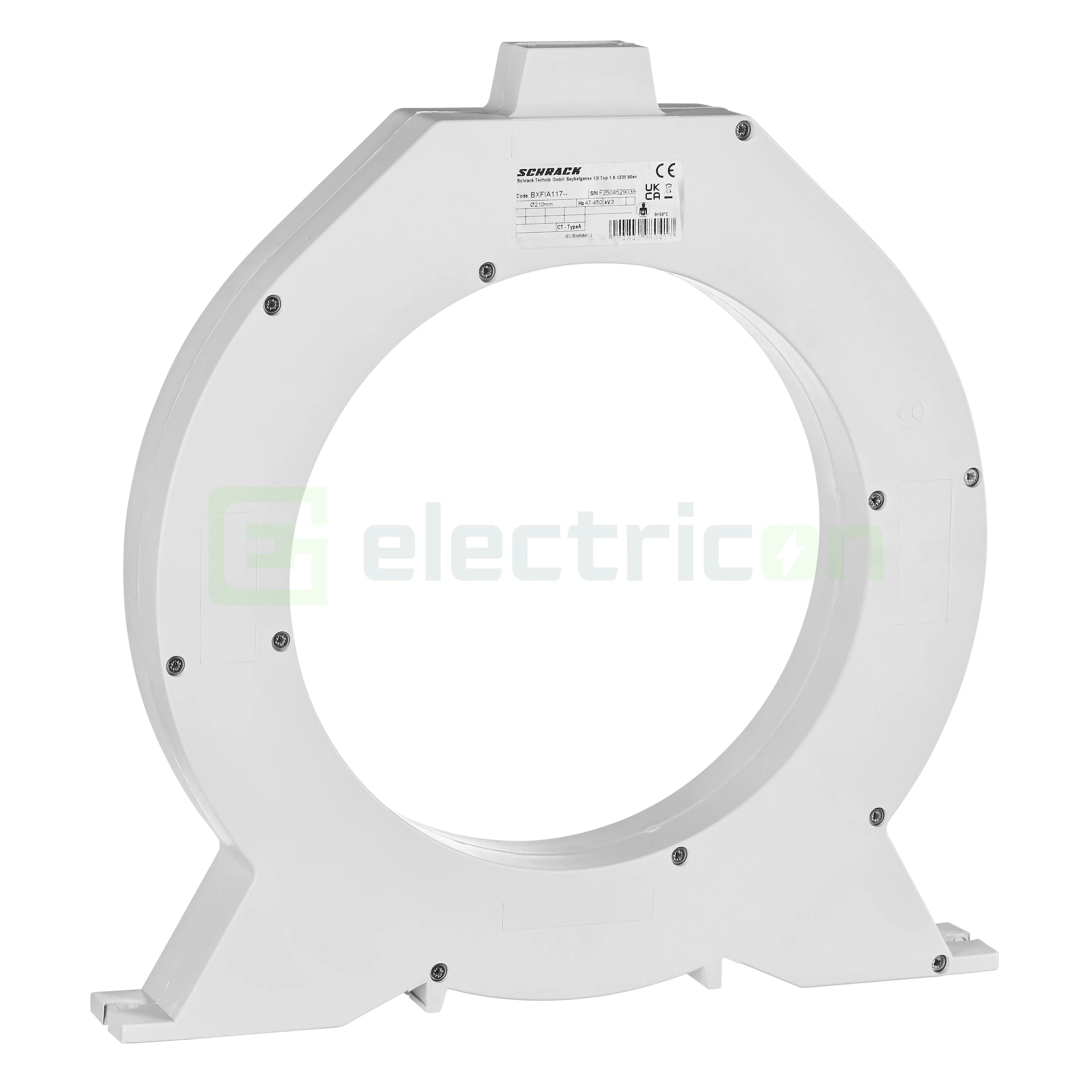Transformator toroidal Schrack BXFIA117, Ø210mm, tip A, releu diferențial [3]