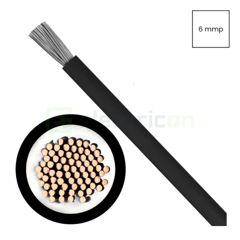 Cabluri solare - Cablu Solar Helukabel 6mm² Negru 1500V H1Z2Z2-K 713531