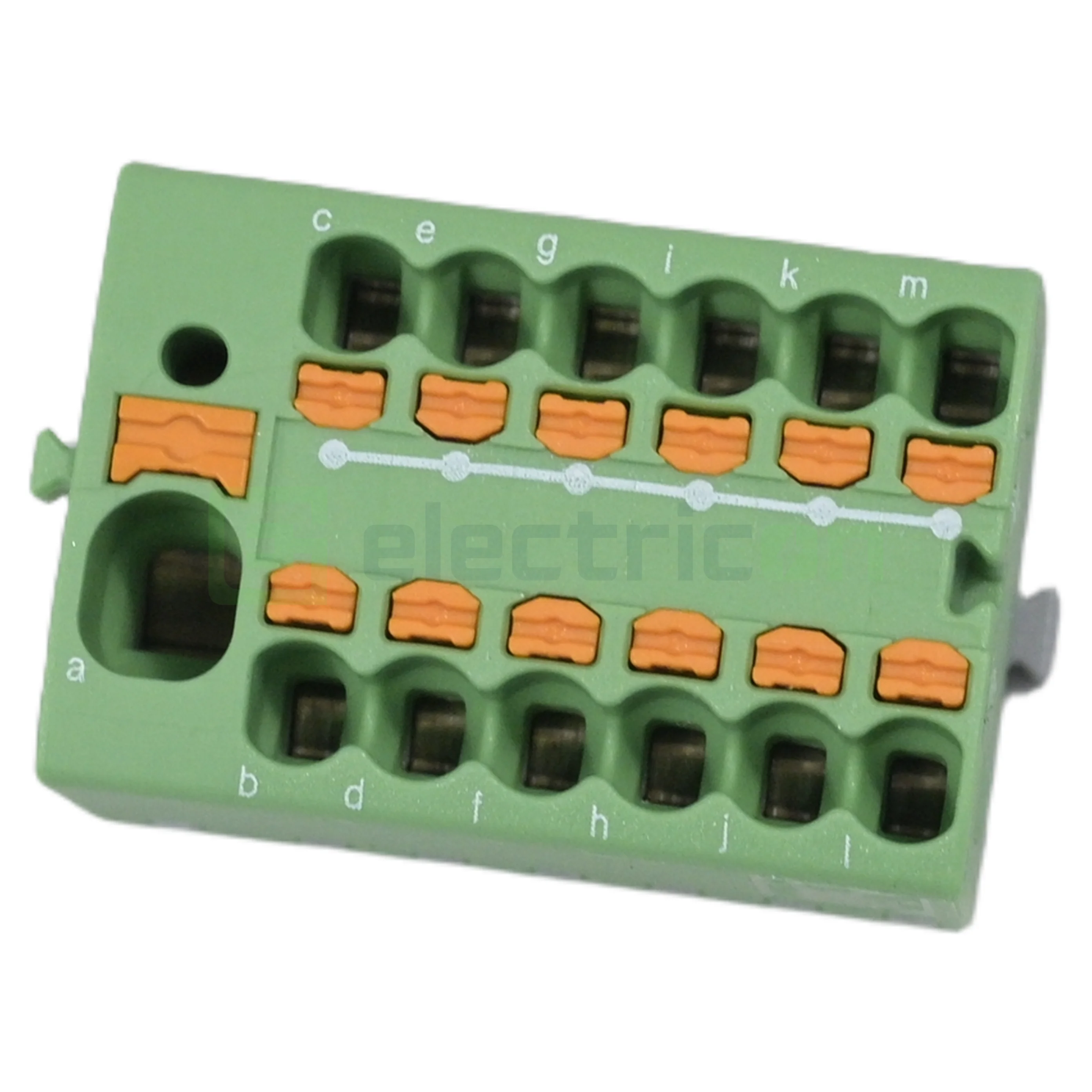 Blocuri distributie - Bloc distribuție Phoenix Contact 1046965, PTFIX 4/12x1.5 verde, 13 conexiuni, push-in