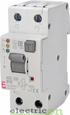 RCBO – siguranțe cu protecție diferențială - Siguranta RCBO 10A/30mA ETI - 002172402