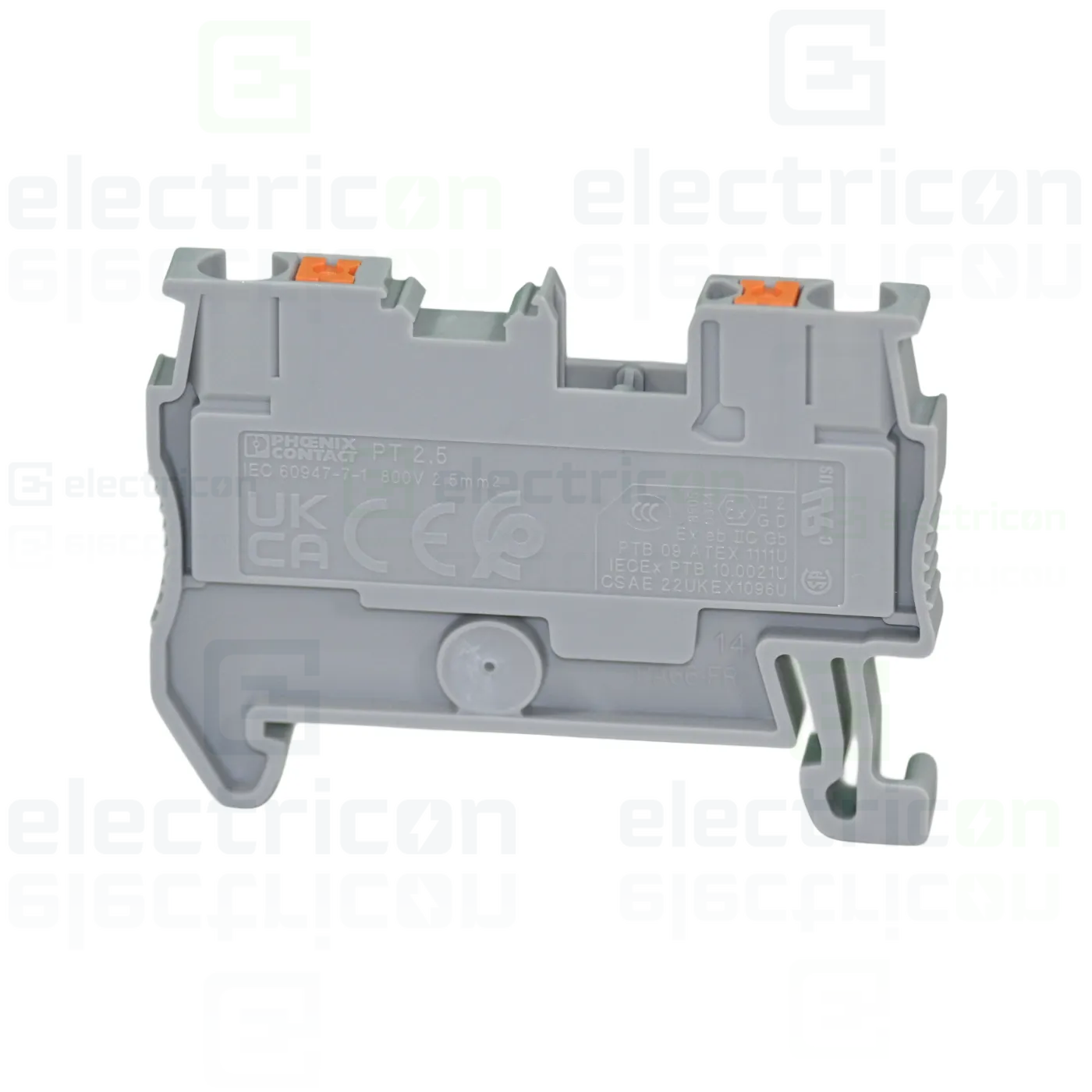 Cleme sir - Clema șir, 2 conexiuni, 2.5mm2, gri, PT 2,5 Phoenix Contact, 3209510