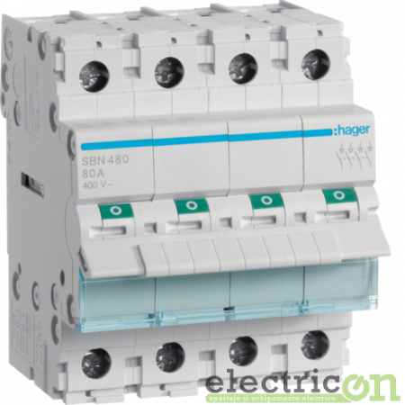 Separatori & comutatori - Intrerupator 4P, 80A, 400V