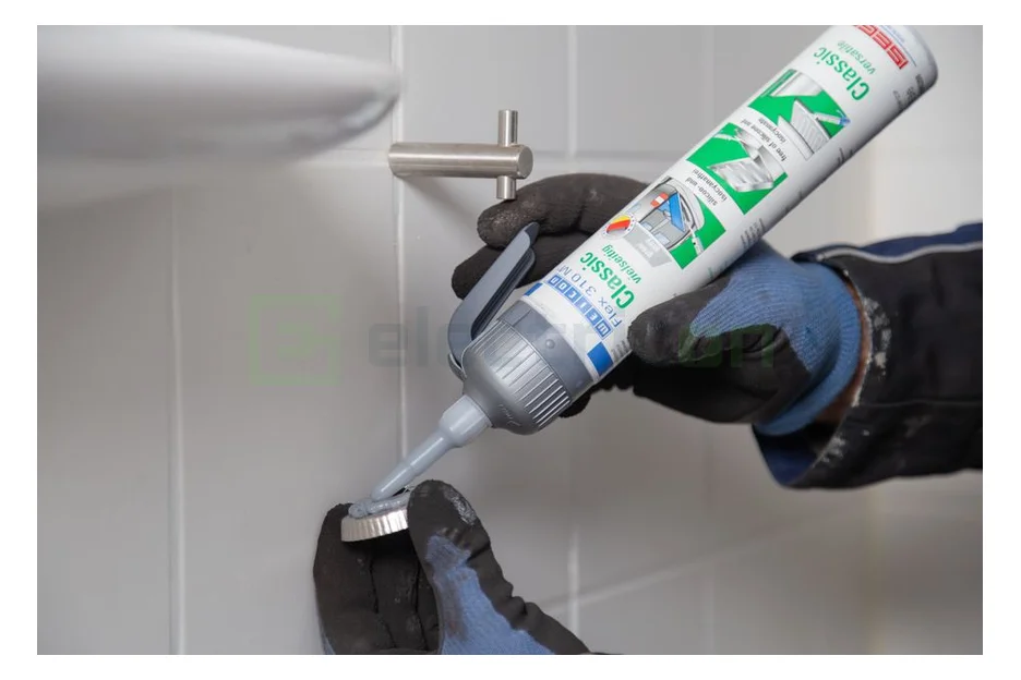 Cartuș adeziv elastic negru Weicon Flex 310 MS Classic 310ml [1]