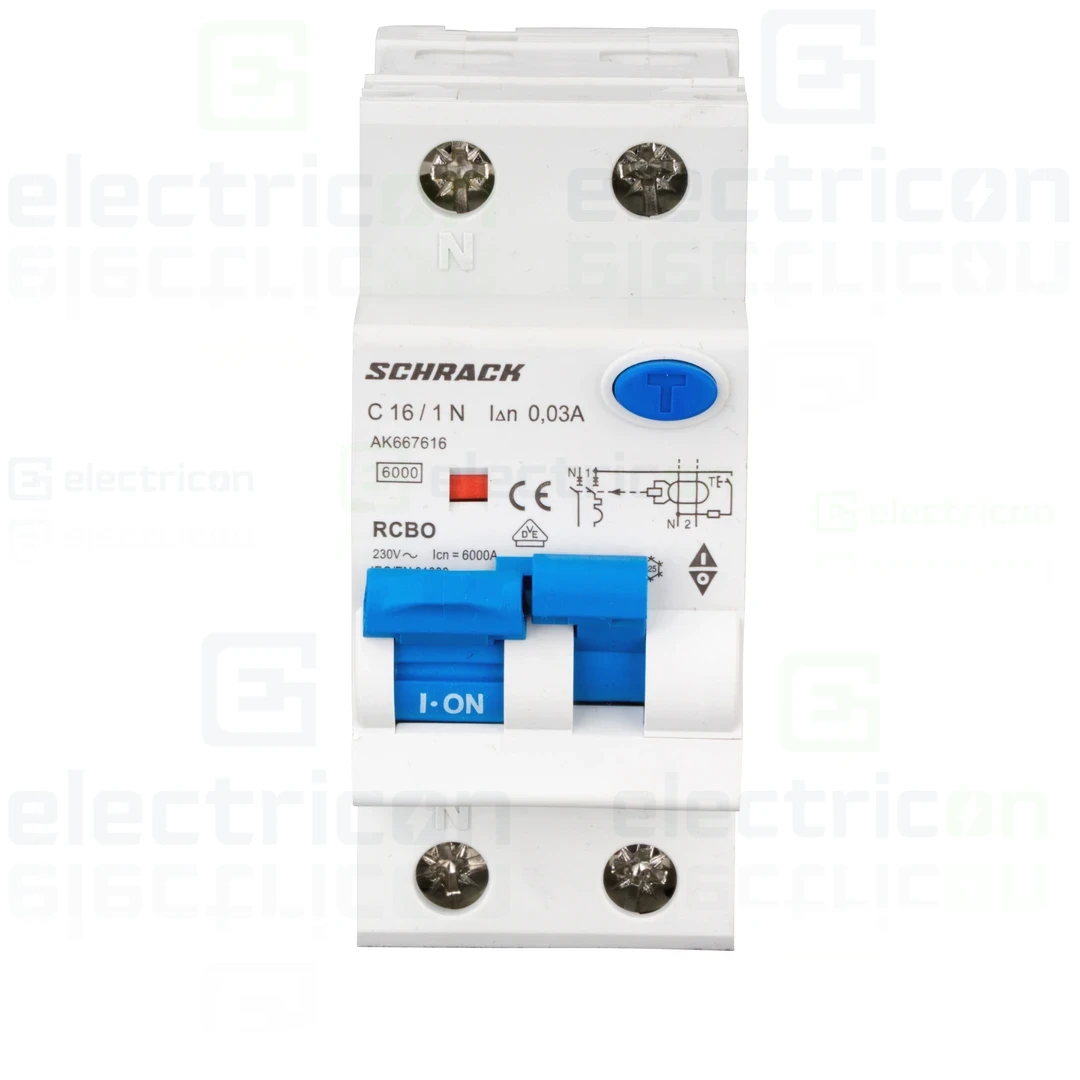 Siguranta RCBO 16A/30mA Schrack - AK667616 [1]