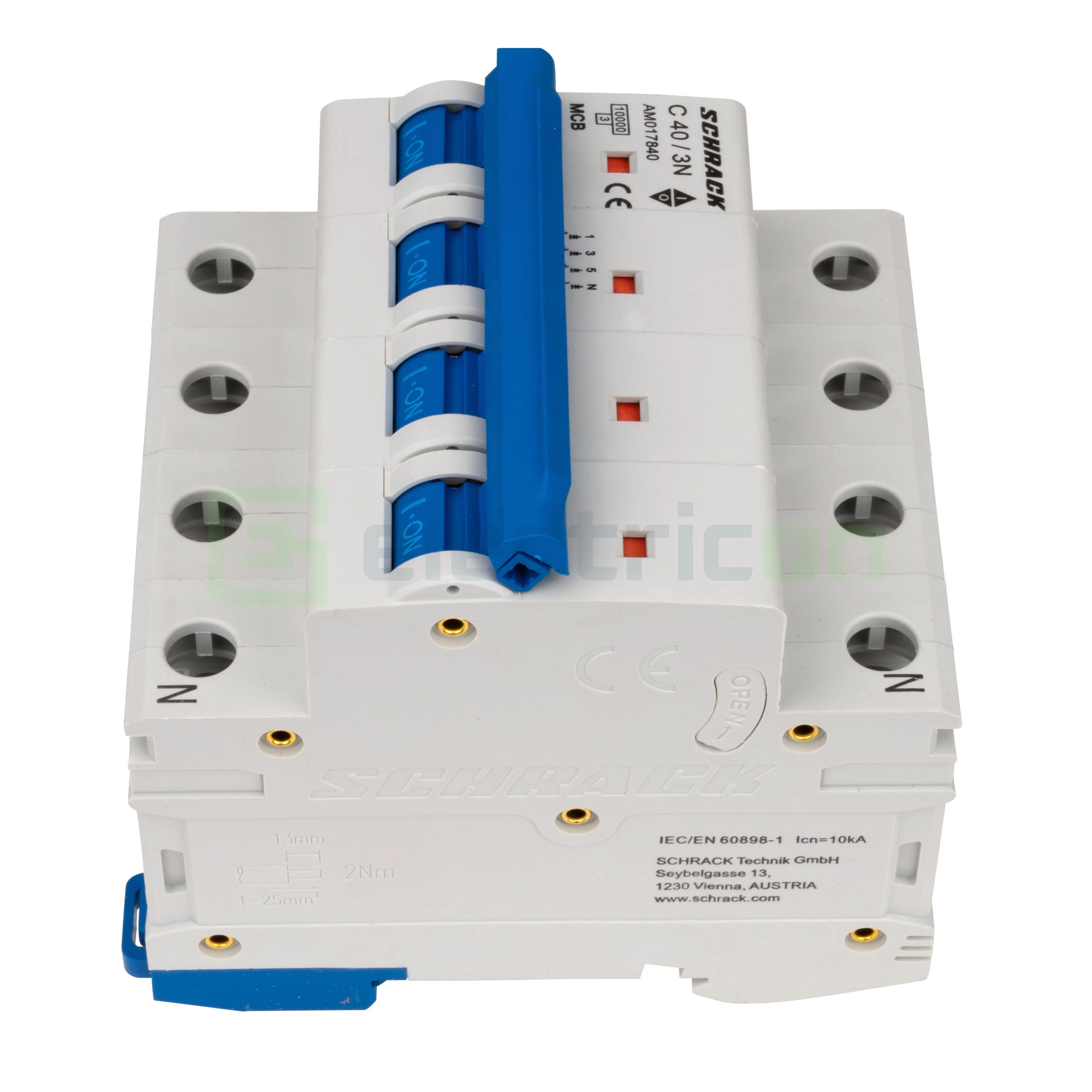 Disjunctor Schrack Amparo 3P+N 40A 10kA Curba C AM017840 [7]