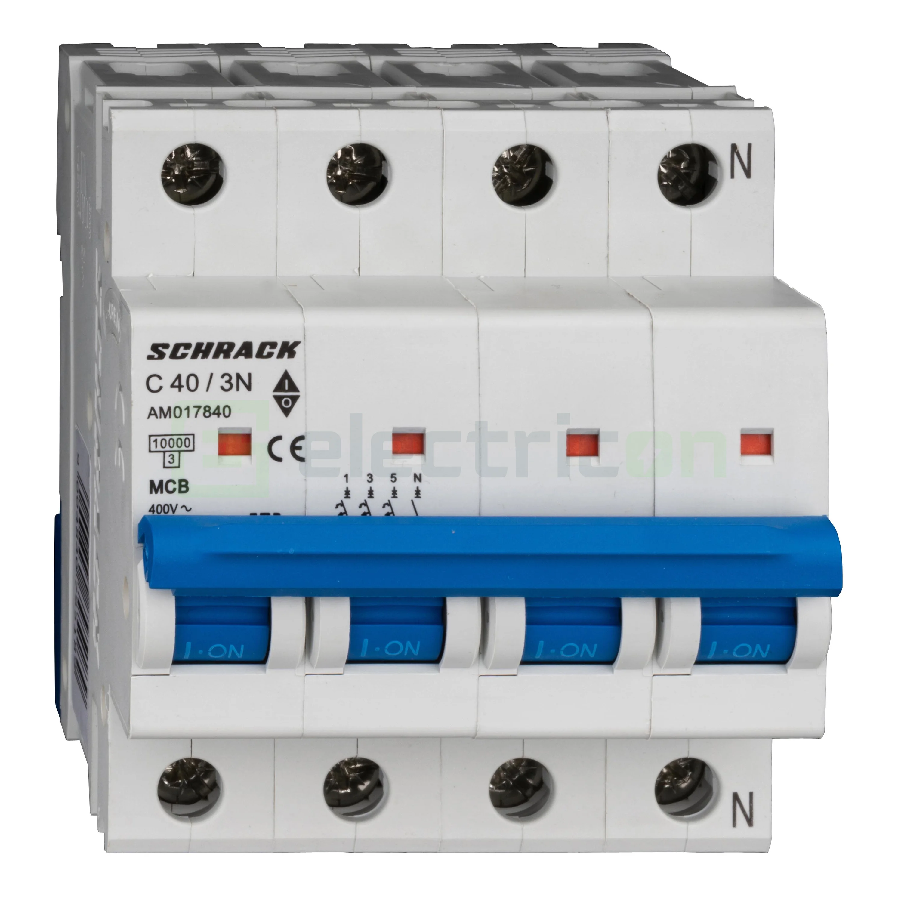 Sigurante automate - Disjunctor Schrack Amparo 3P+N 40A 10kA Curba C AM017840