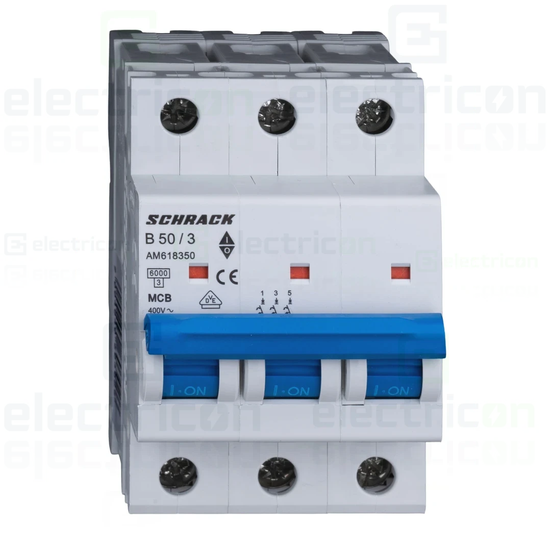 Siguranțe, Diferentiale, Separatori & Busbar - Disjunctor MCB B50A N/A - AM618350